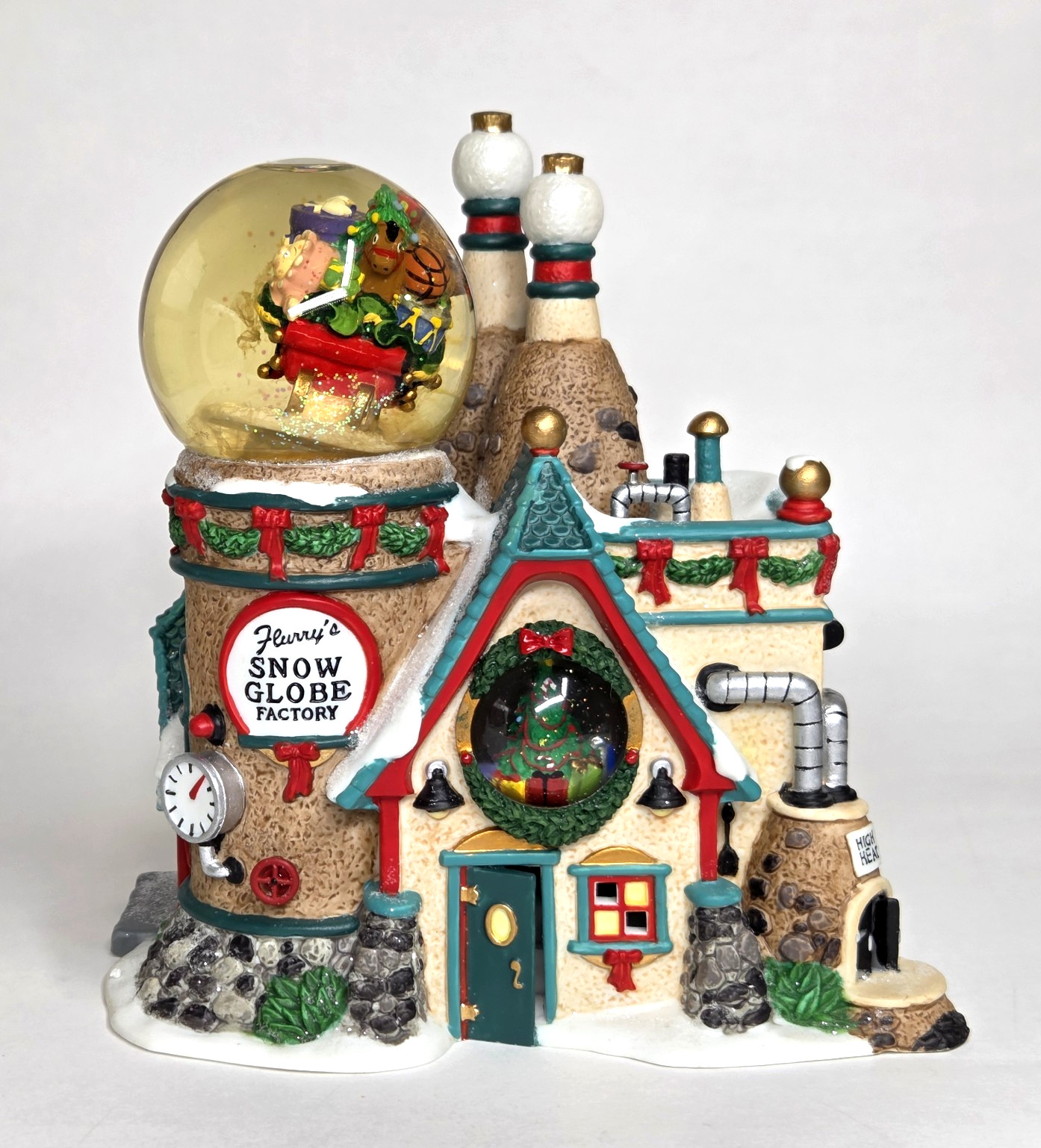 Dept 56 North Pole Series Flurry’s Snowglobe Maker Christmas Village 56763 Box