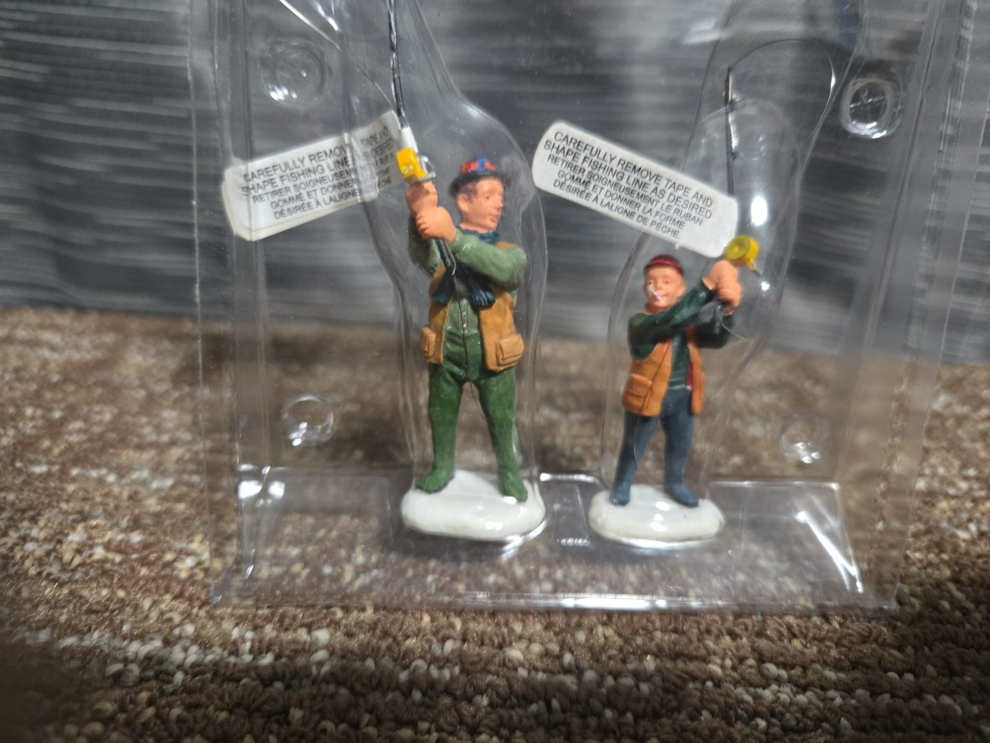 Two(2) LEMAX CAROLE TOWNE Collection- Papa’s Lesson & Fly Fishing With Dad
