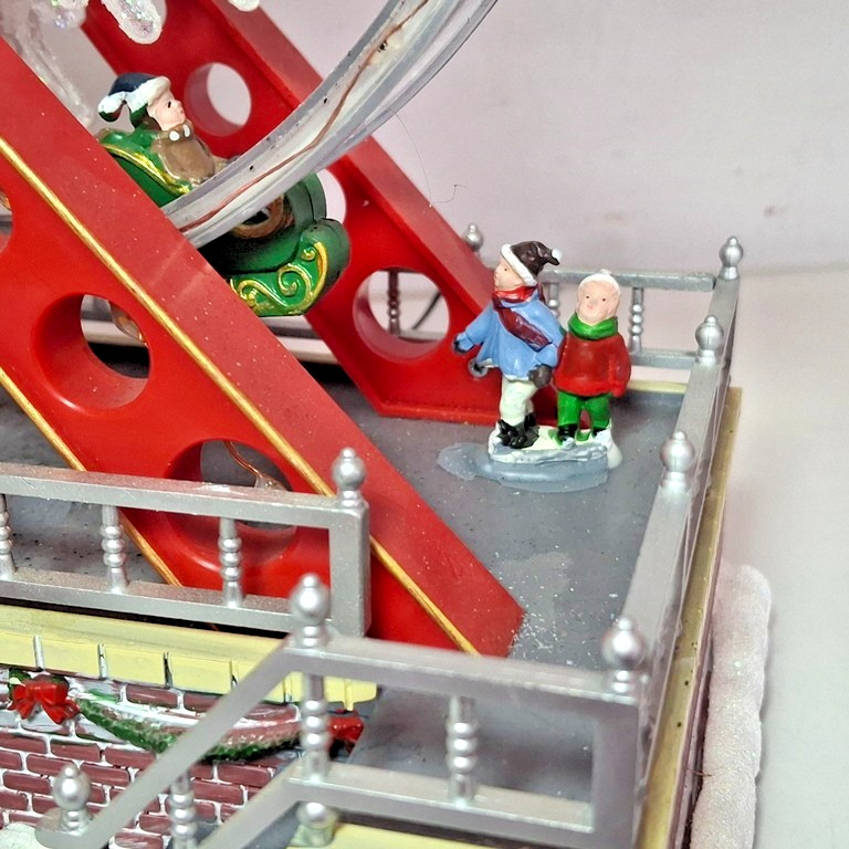 Enchanted Forest Christmas Village Spinning Ferris Wheel Carnival Ride, 289-0661