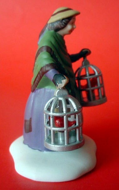 Department 56 Heritage Village Collection The Bird Seller Retired 58033 set of 3