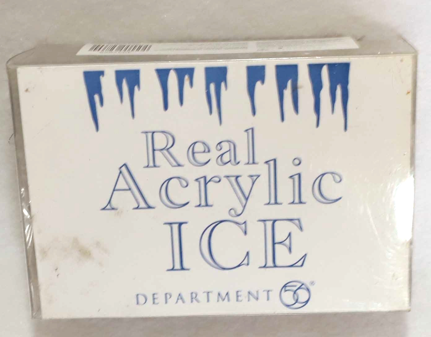 DEPT 56 ACRYLIC ICE VILLAGE ACCESSORIES SET OF 6 CHRISTMAS 4037925