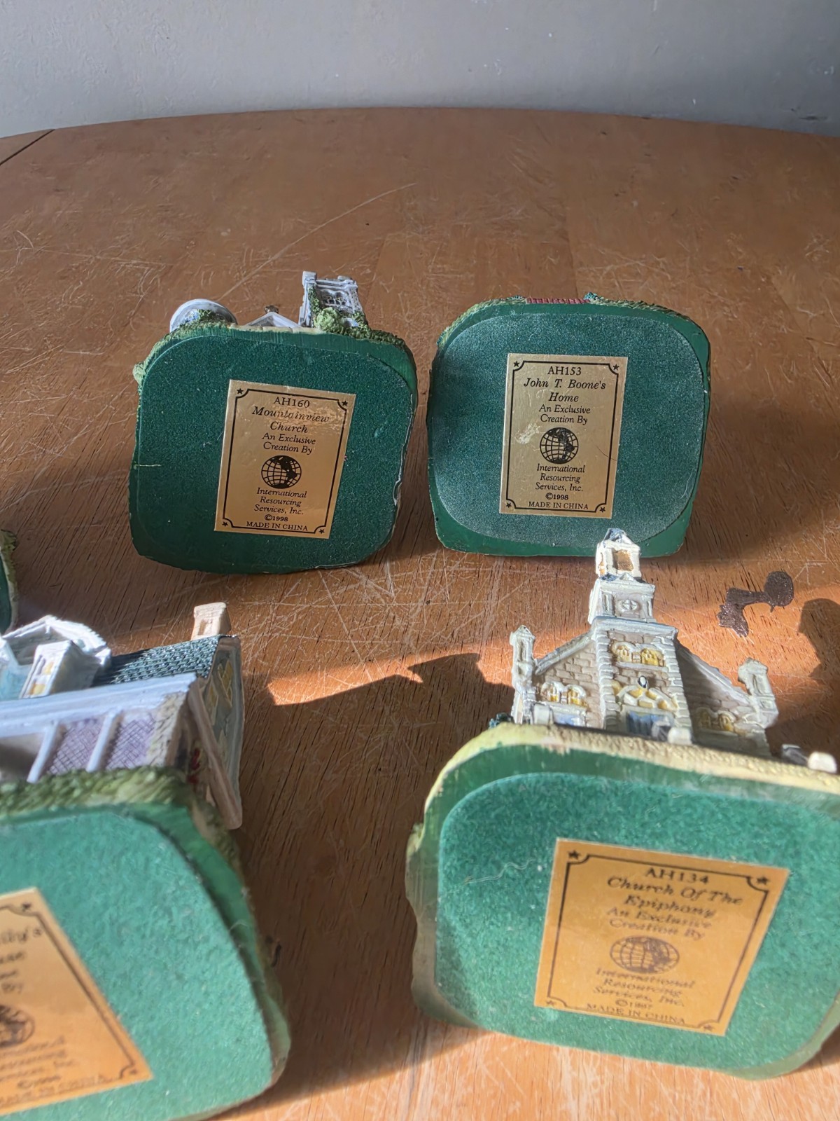 International Resourcing Service Inc Miniature Village Houses Lot of 12
