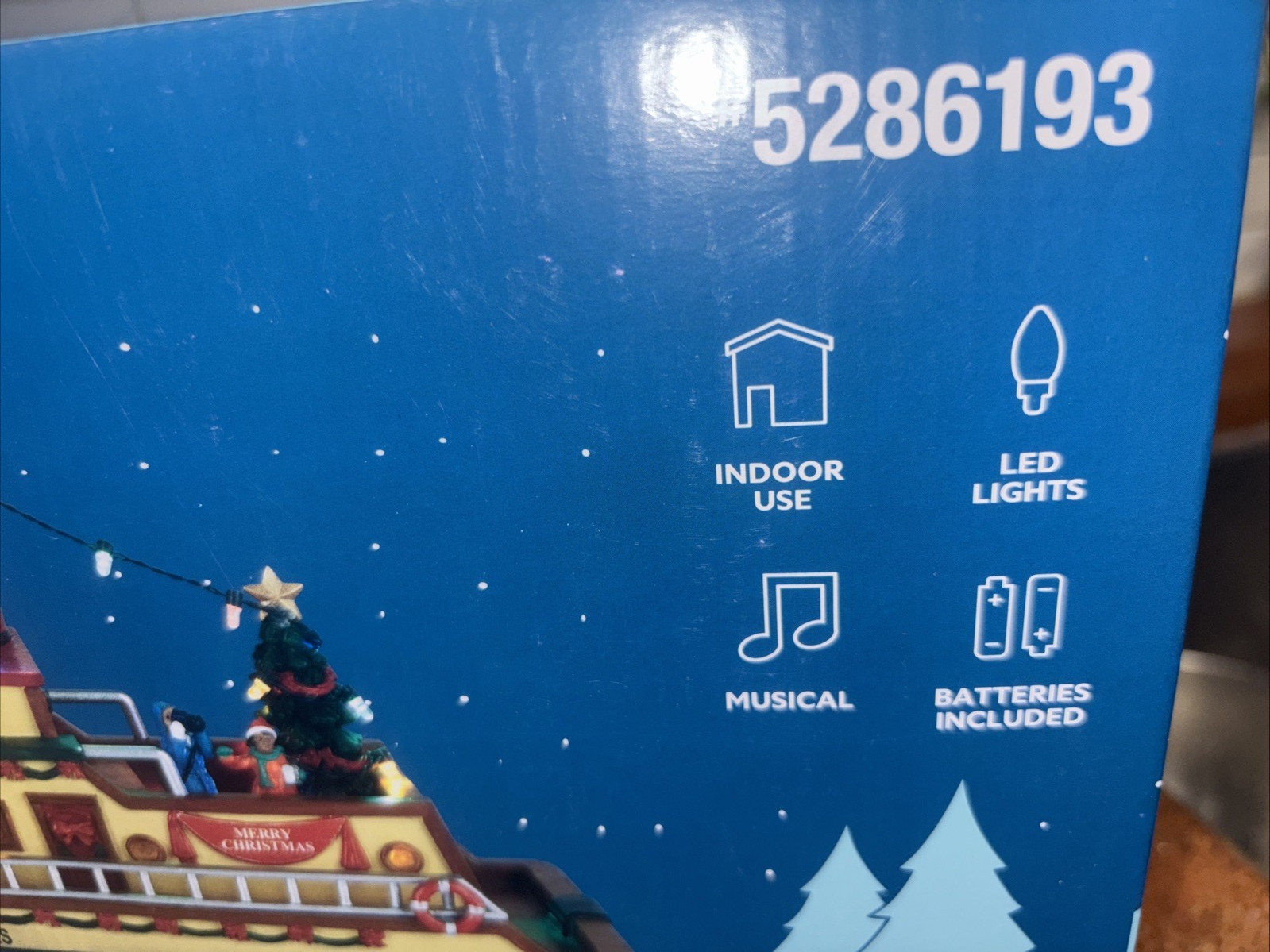 Carole Towne 2023 Teddy Boat Tours with Santa Musical LED’s Christmas Village