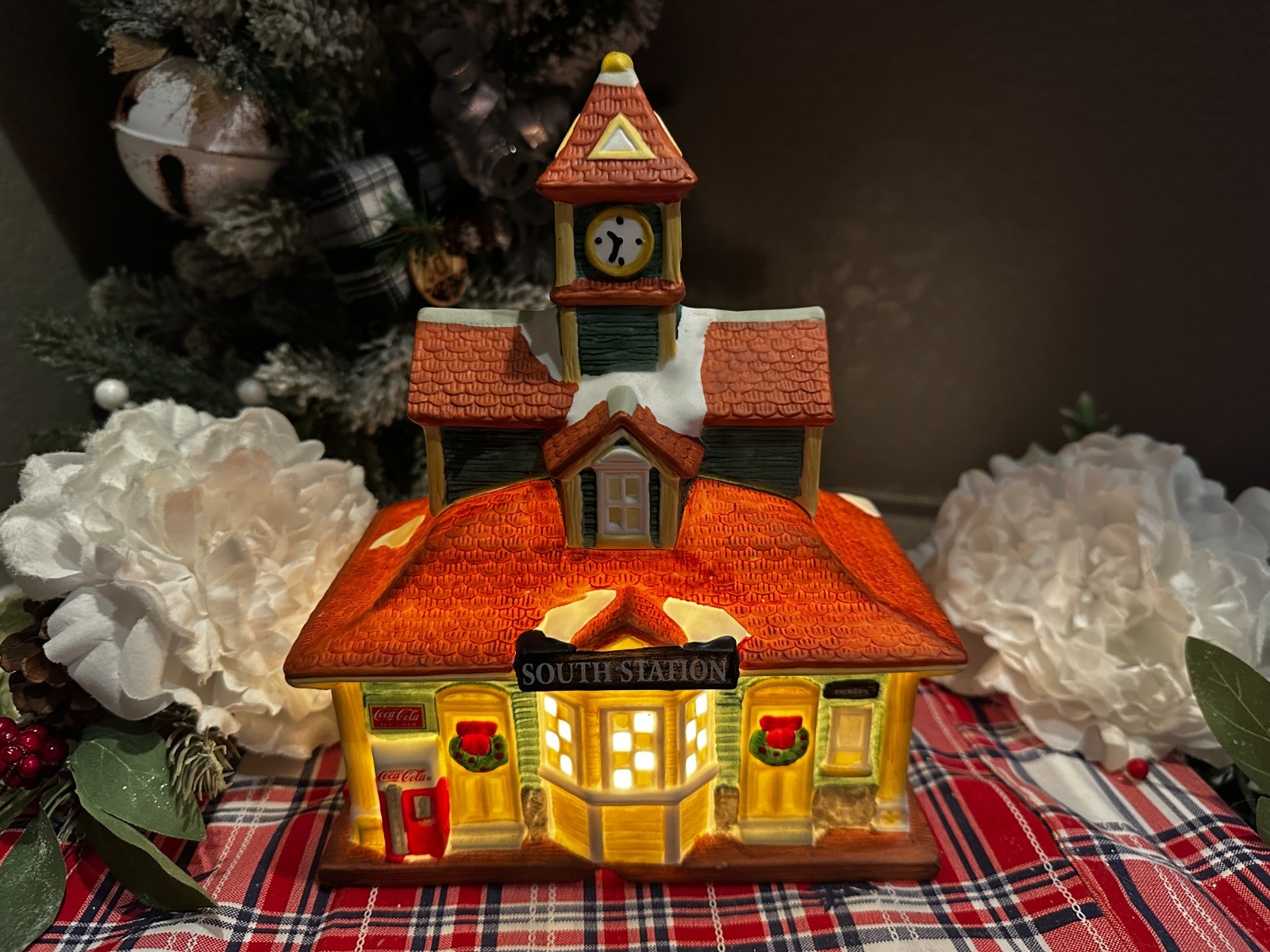 Coca Cola Christmas Village South Station Train Depot