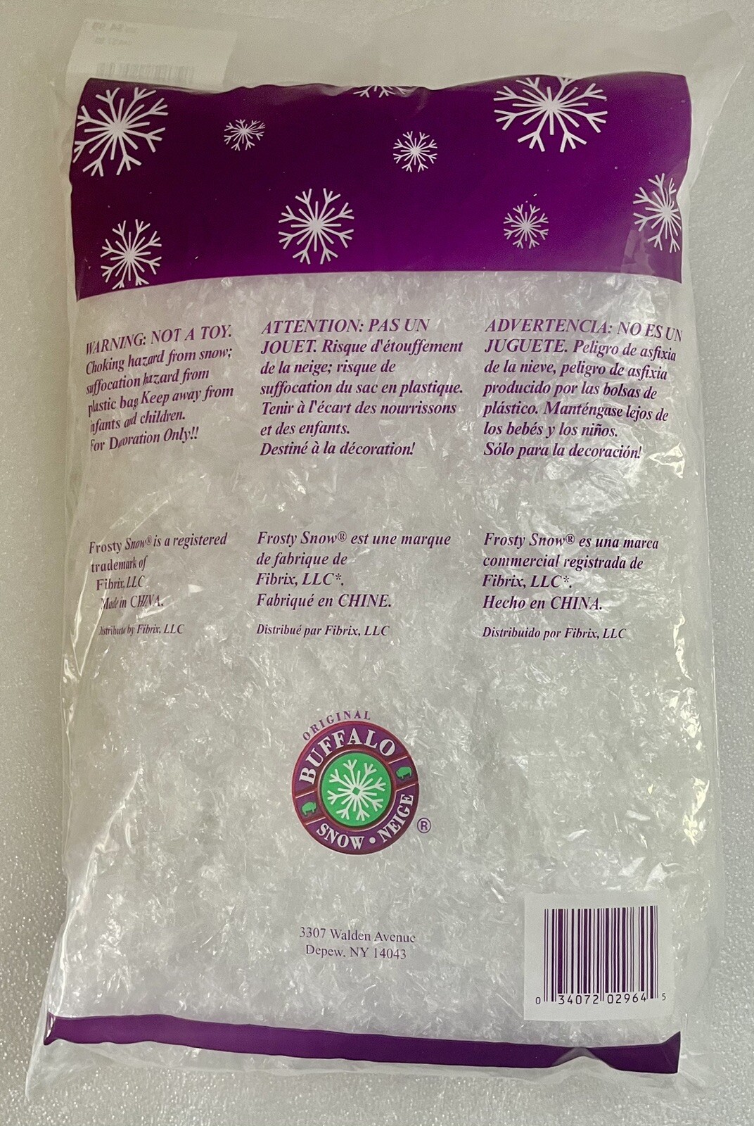 Christmas Village Snow Decor Original Buffalo Frosty Snow Arrangements