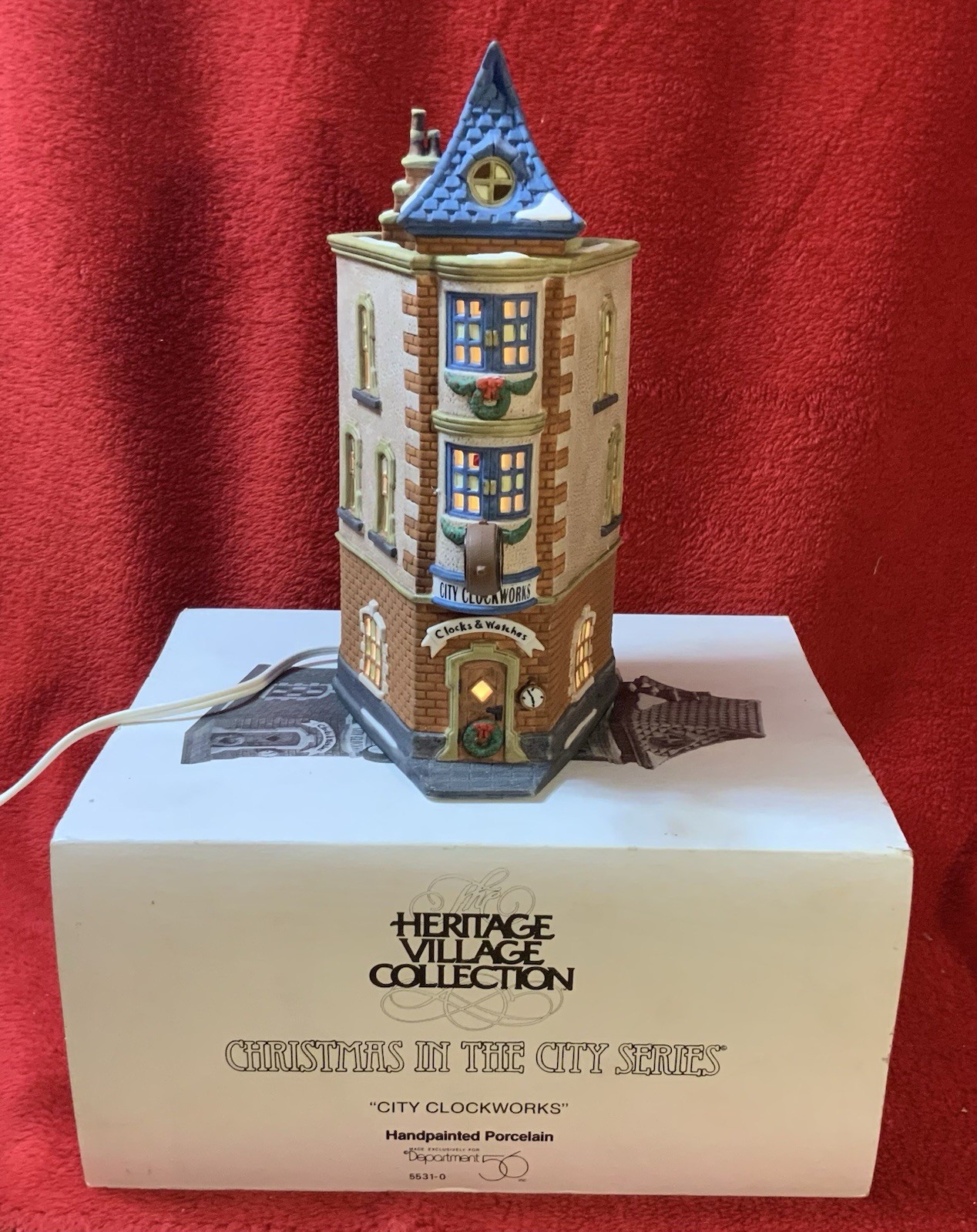 Dept 56 #5531-0 City Clockworks Christmas In The City Series Heritage Village
