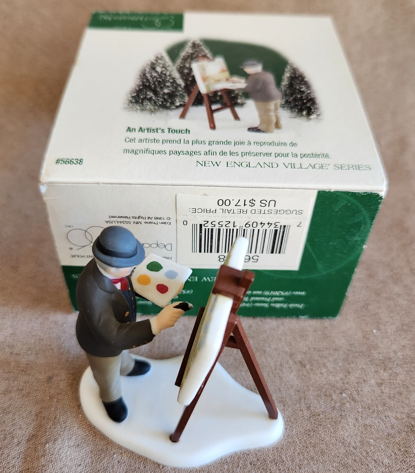 An Artist’s Touch #56638 New England Department 56 – BUYER GUARANTEE