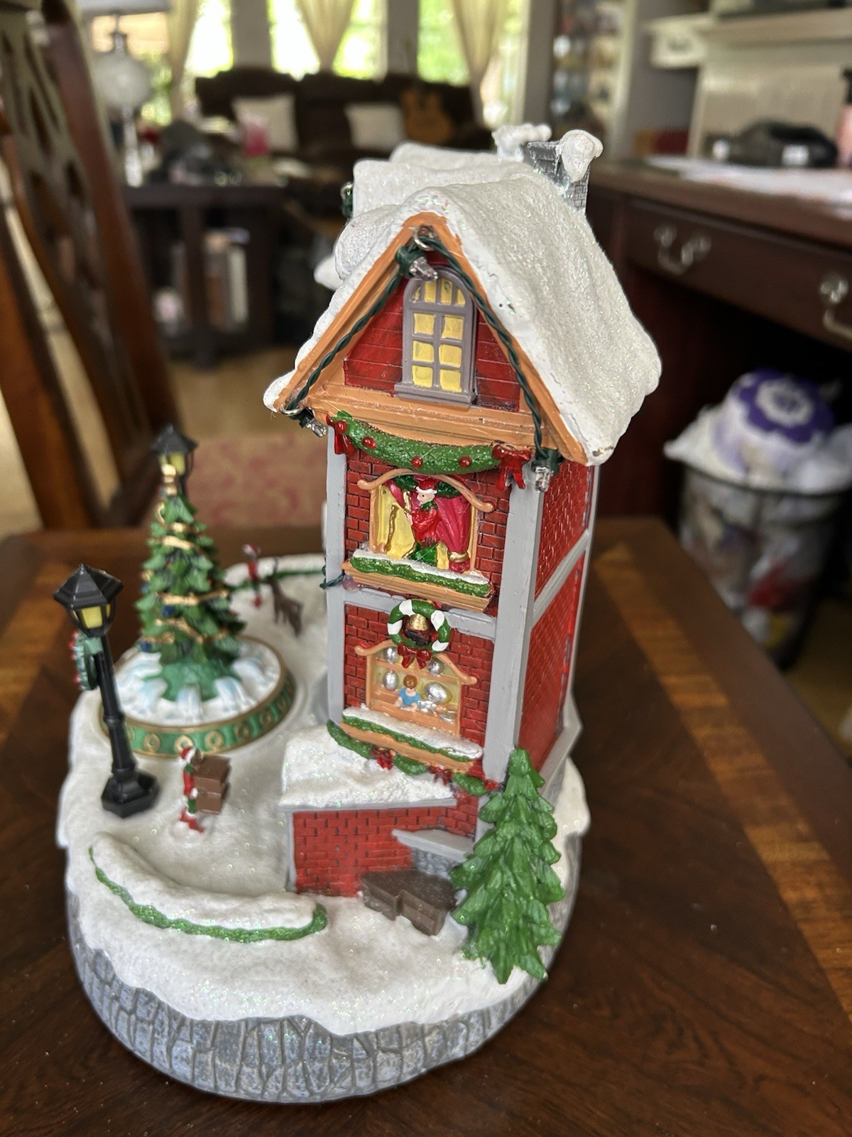Christmas Village St. Nicholas Square Light-Up Musical North Pole University