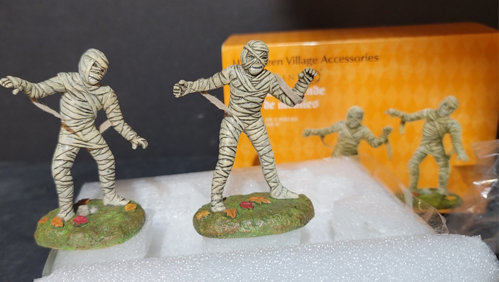 Dept 56 MUMMIES PARADE SET OF 2 Halloween Village 6010452 BRAND NEW IN BOX