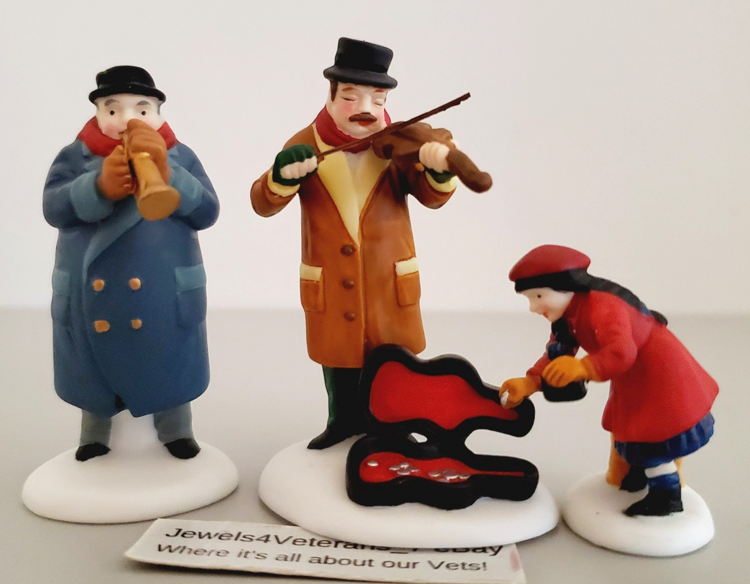 Department 56 Christmas in the City Street Musicians #5564-6 Set Of 3 New 💖