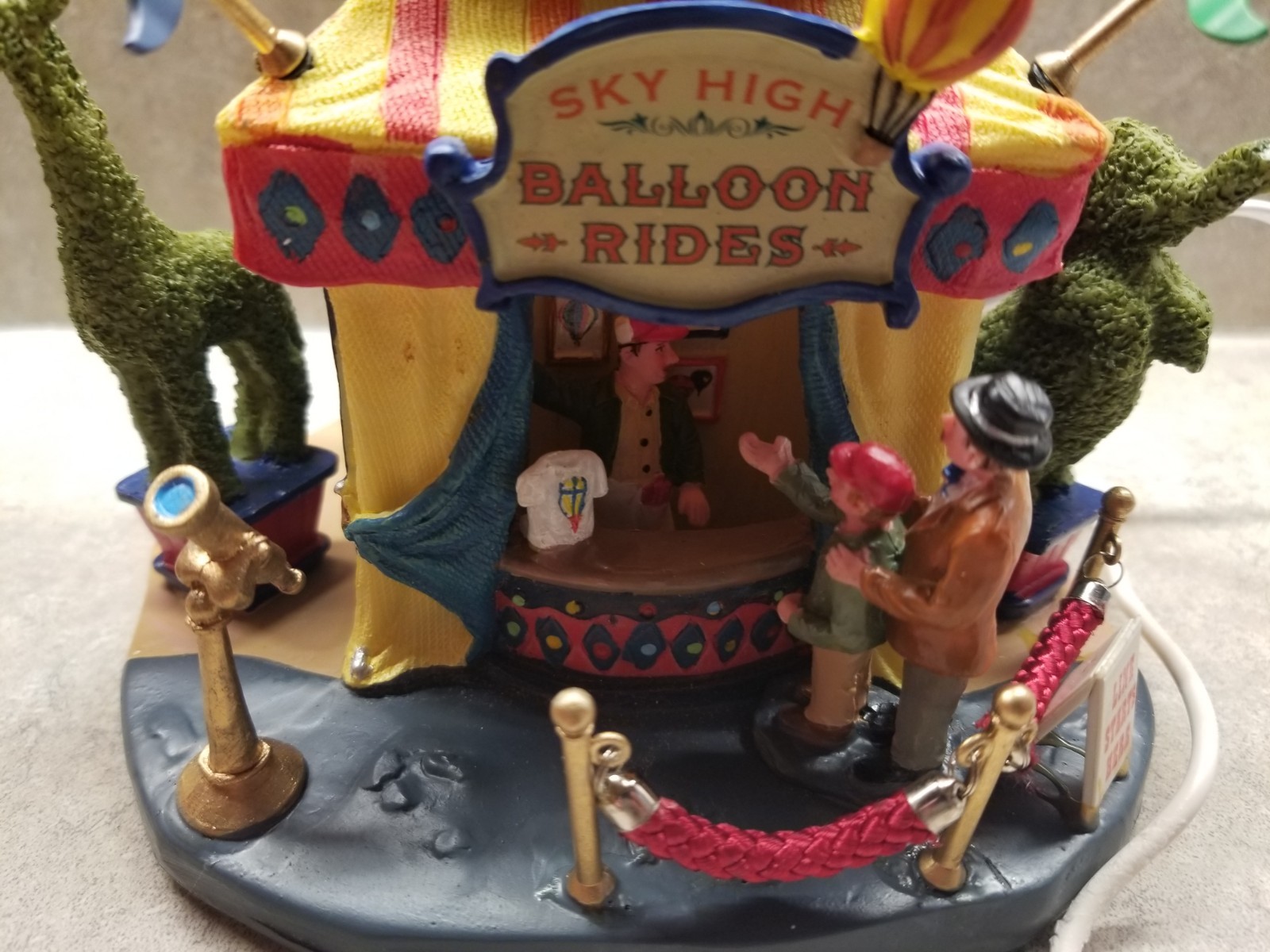 Lemax 2006 Village Balloon Rides 18″ Carnival Circus Animated Works! 64491