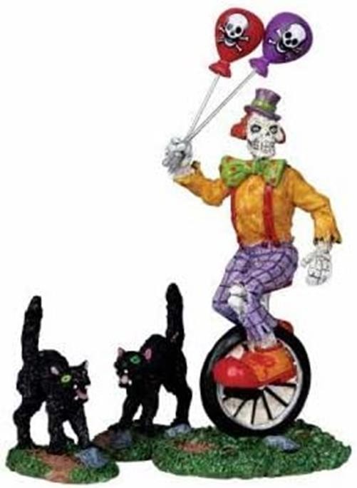 GHOUL CLOWN, Set of 3 Lemax SPOOKY TOWN 2010 Halloween NEW Sealed #02765 RETIRED