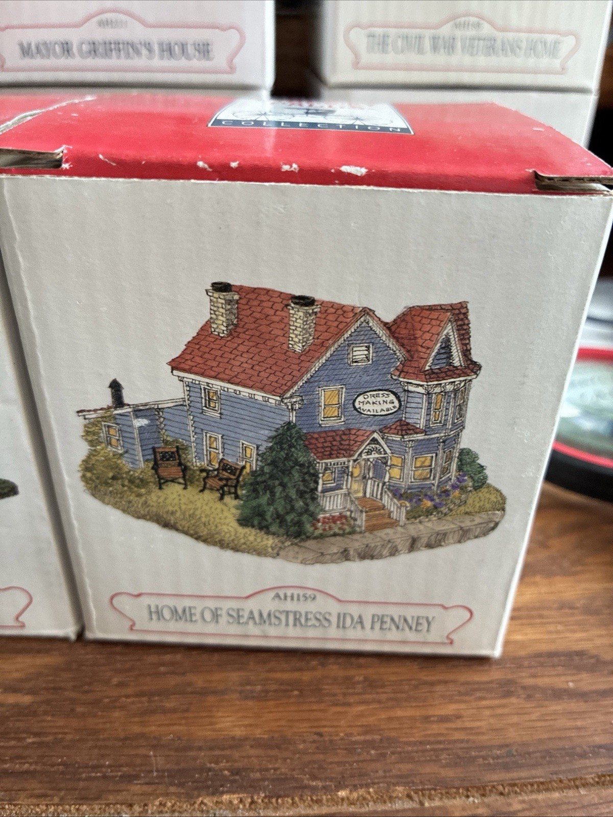 Liberty Falls Americana Collection 3 Mini Village Cottages Barber Shop Grocery +