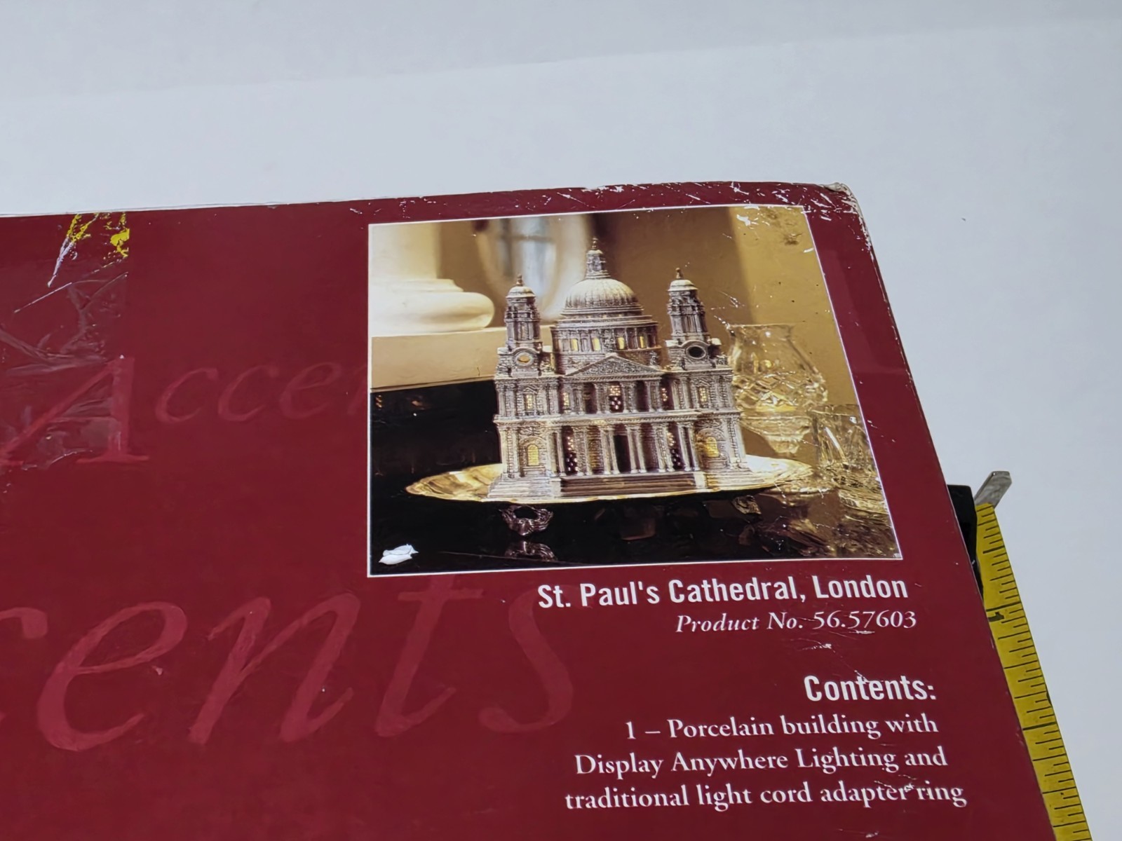 Dept 56 St. Paul’s Cathedral London Churches of The World Accents OOP RARE! READ