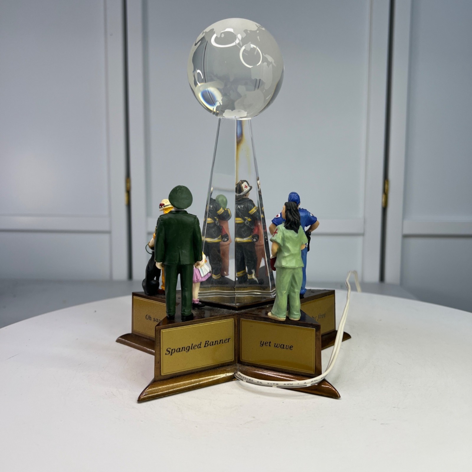 Dept 56 9/11 Memorial American Pride Collection Lighted Figurine (Incomplete)