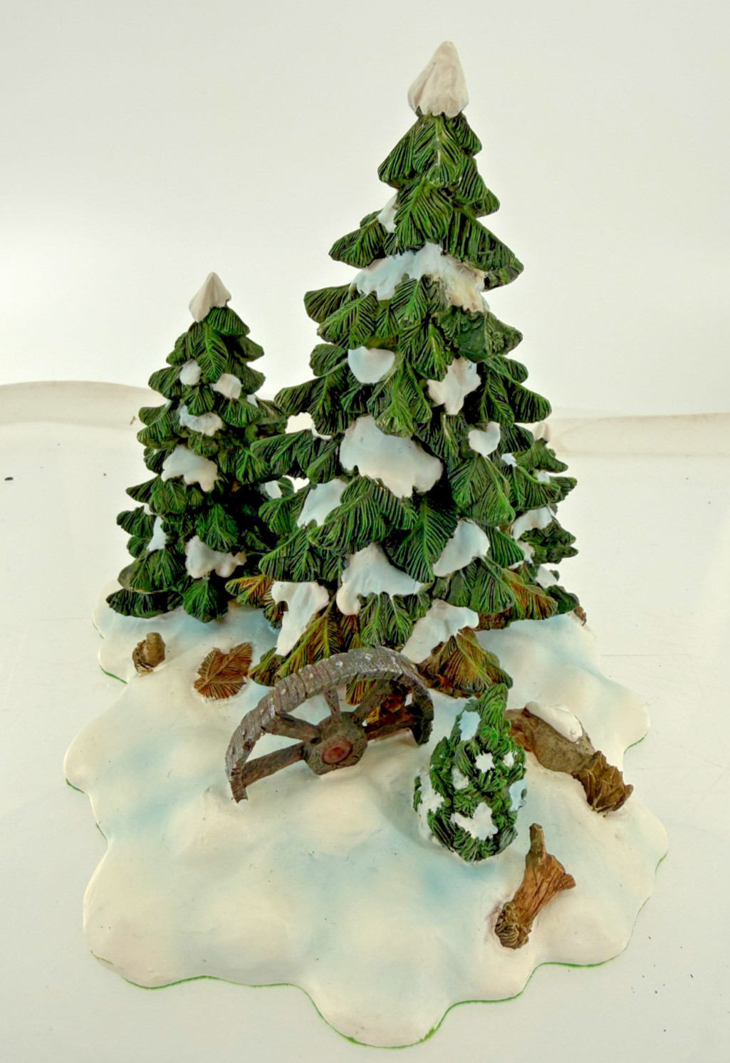 Department 56 Wagonwheel Pine Grove Snow Covered Trees Village Accessory 52617