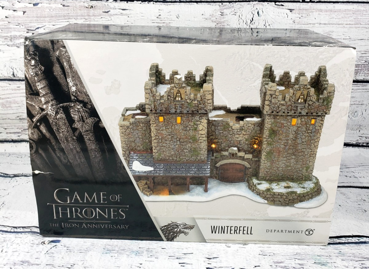 Department Dept 56 Game Of Thrones Winterfell Miniature New Complete Open Box