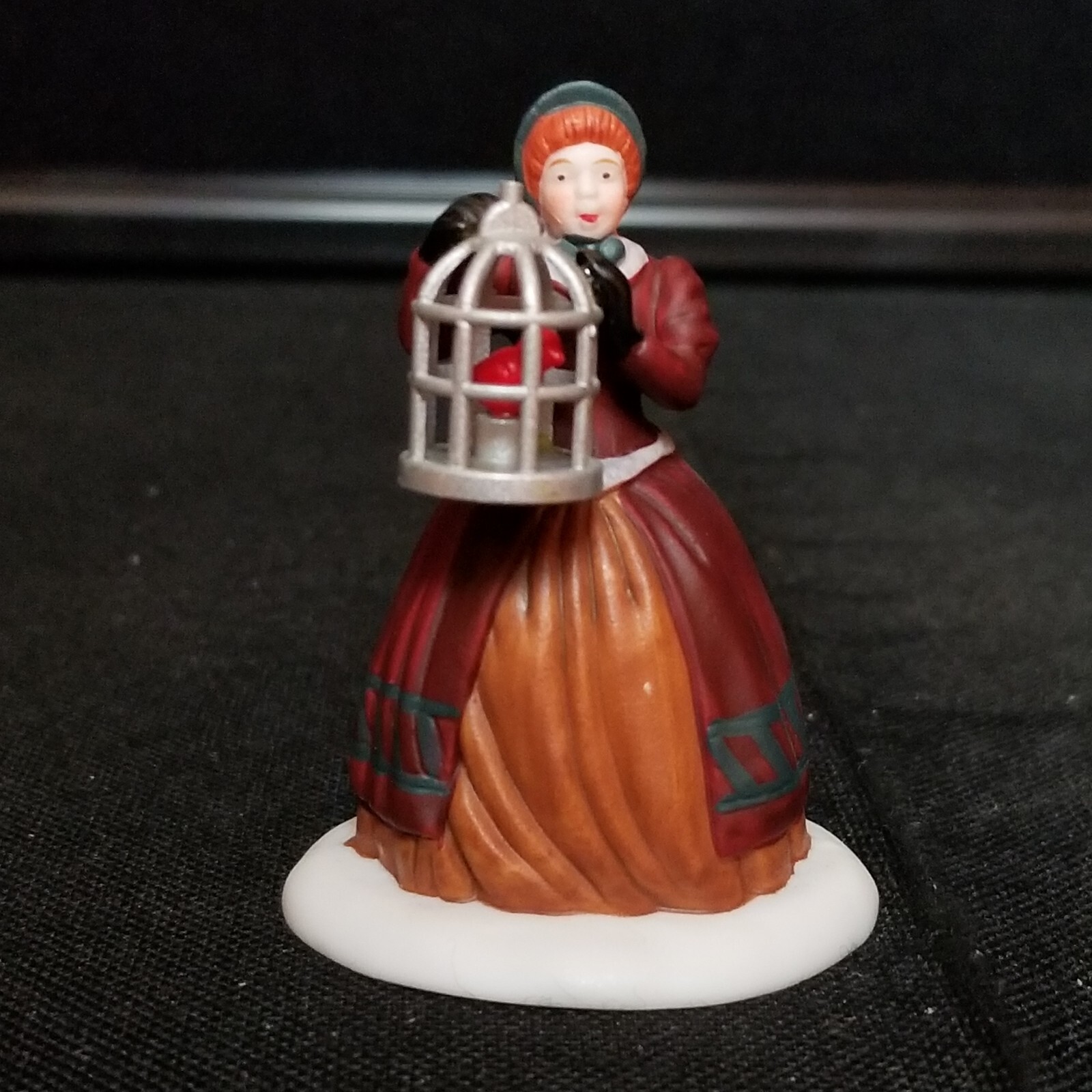 Vtg Dept 56 Heritage Village The Bird Seller Figure Set 5803-3