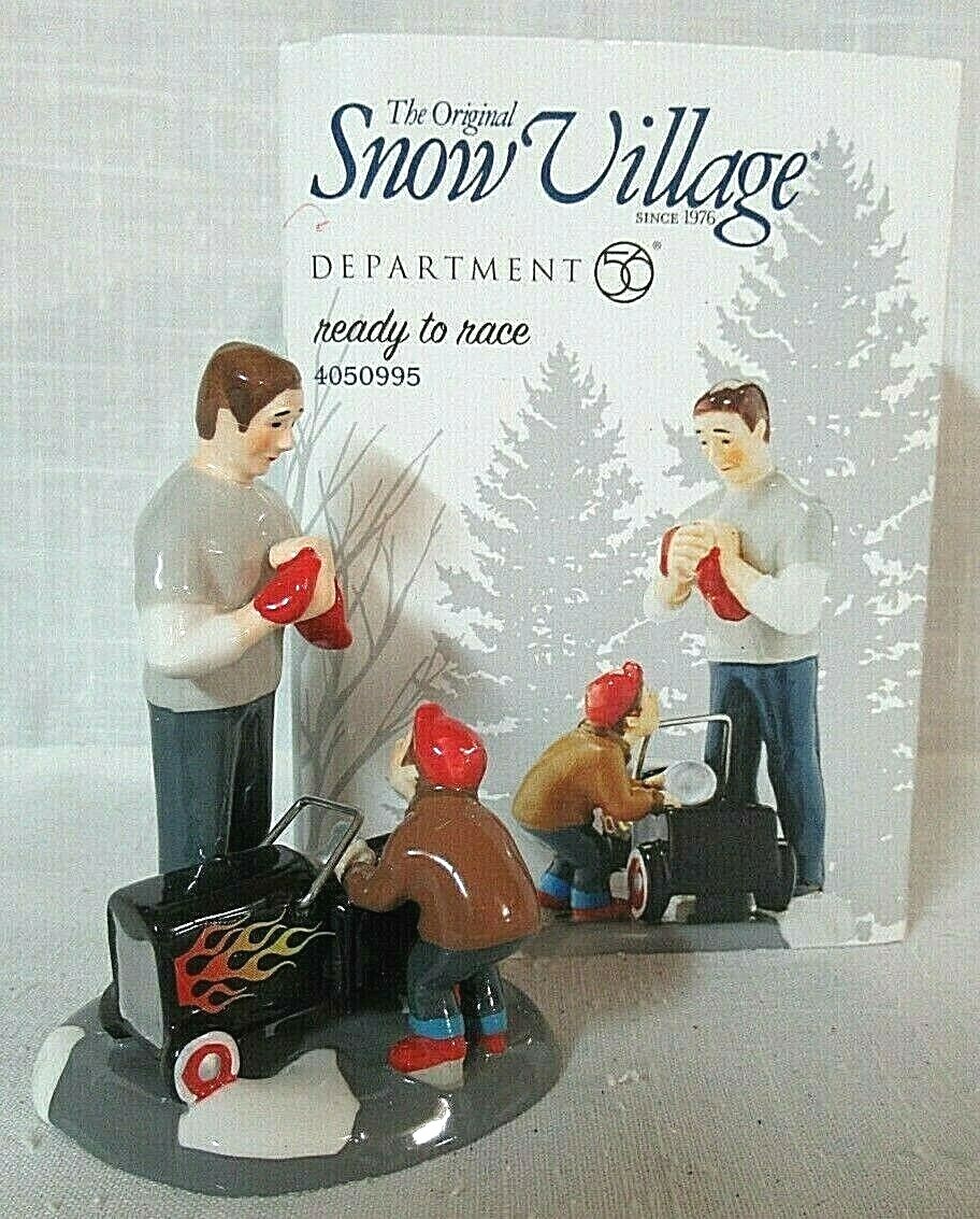 Department 56 Snow Village Accessory Ready To Race # 4050995