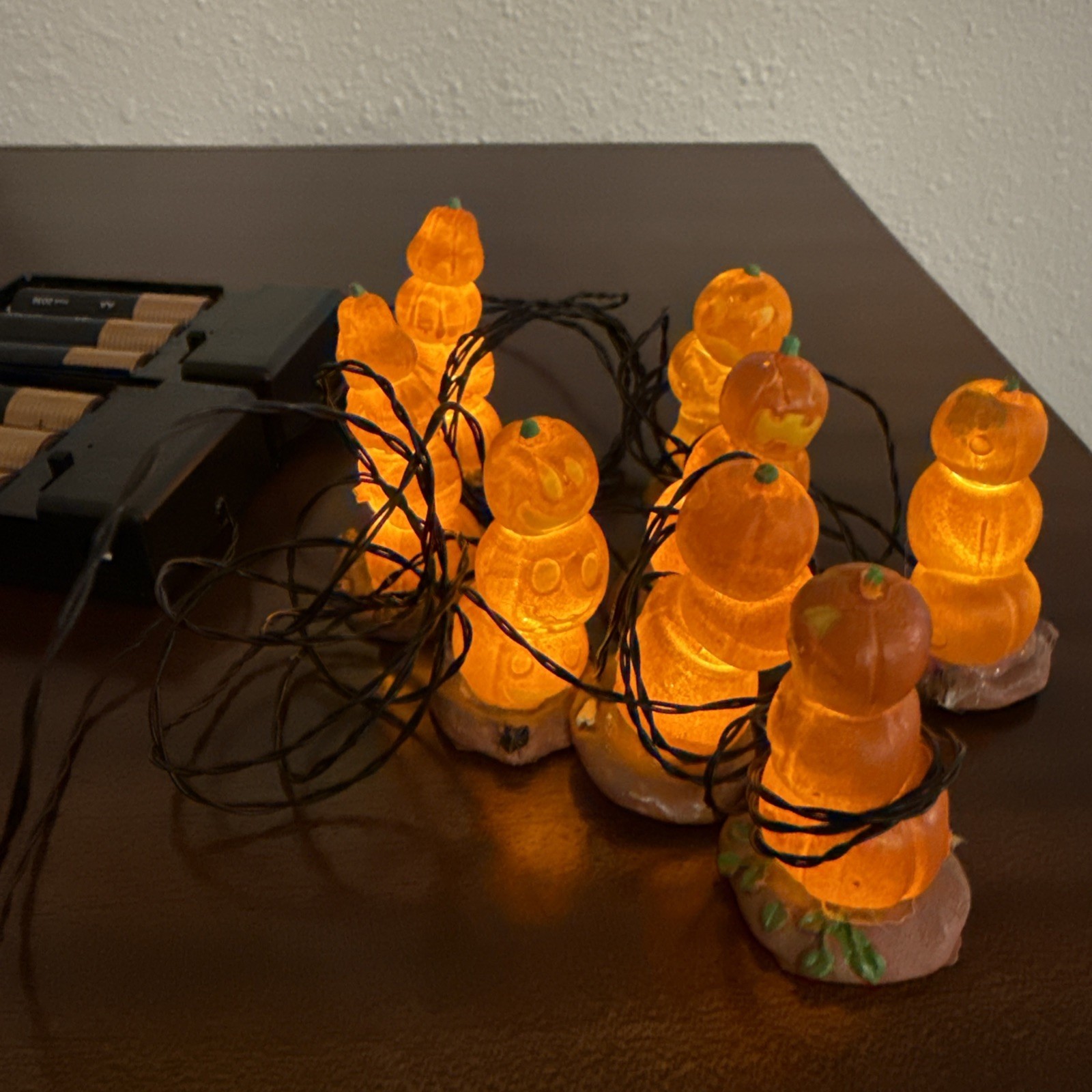 lemax spooky town accessories lighted pumpkin stacks.
