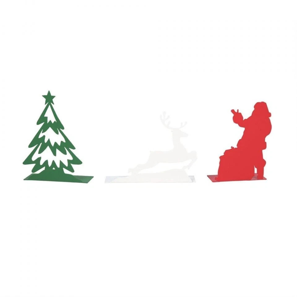 Dept 56 HOLIDAY SILHOUETTES SET OF 3 General Village 6011463 NEW 2023