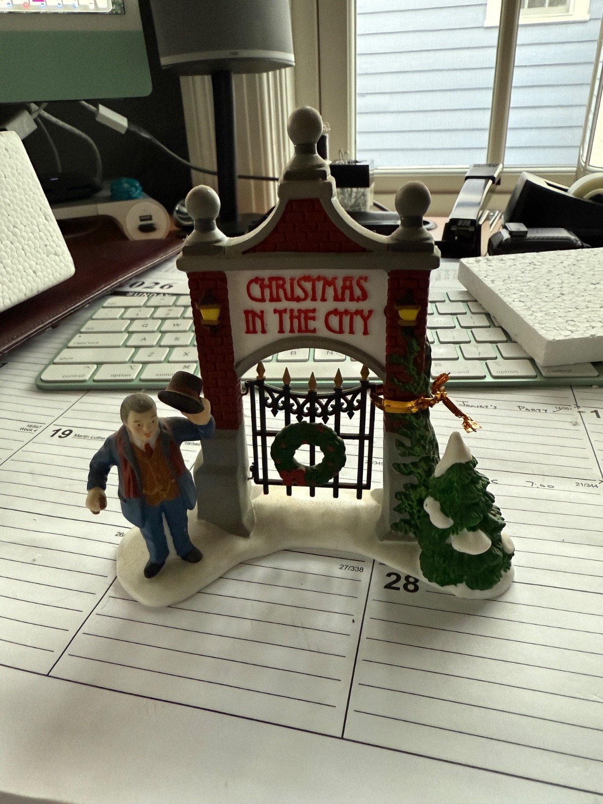 Christmas in The City- Heritage Village Collection-“A Key to The City” Sign