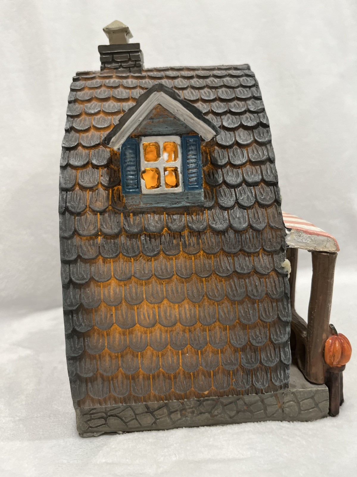 Harvest Town Lighted Grocery Store Fall Autumn Village Resin House Decor Works