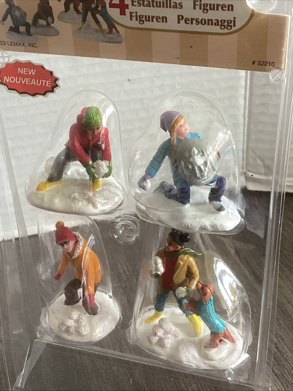 LEMAX FIGURINE LOT OF 12 VINTAGE NEW IN PACKAGE NOS 1999-2022 VILLAGE CHRISTMAS