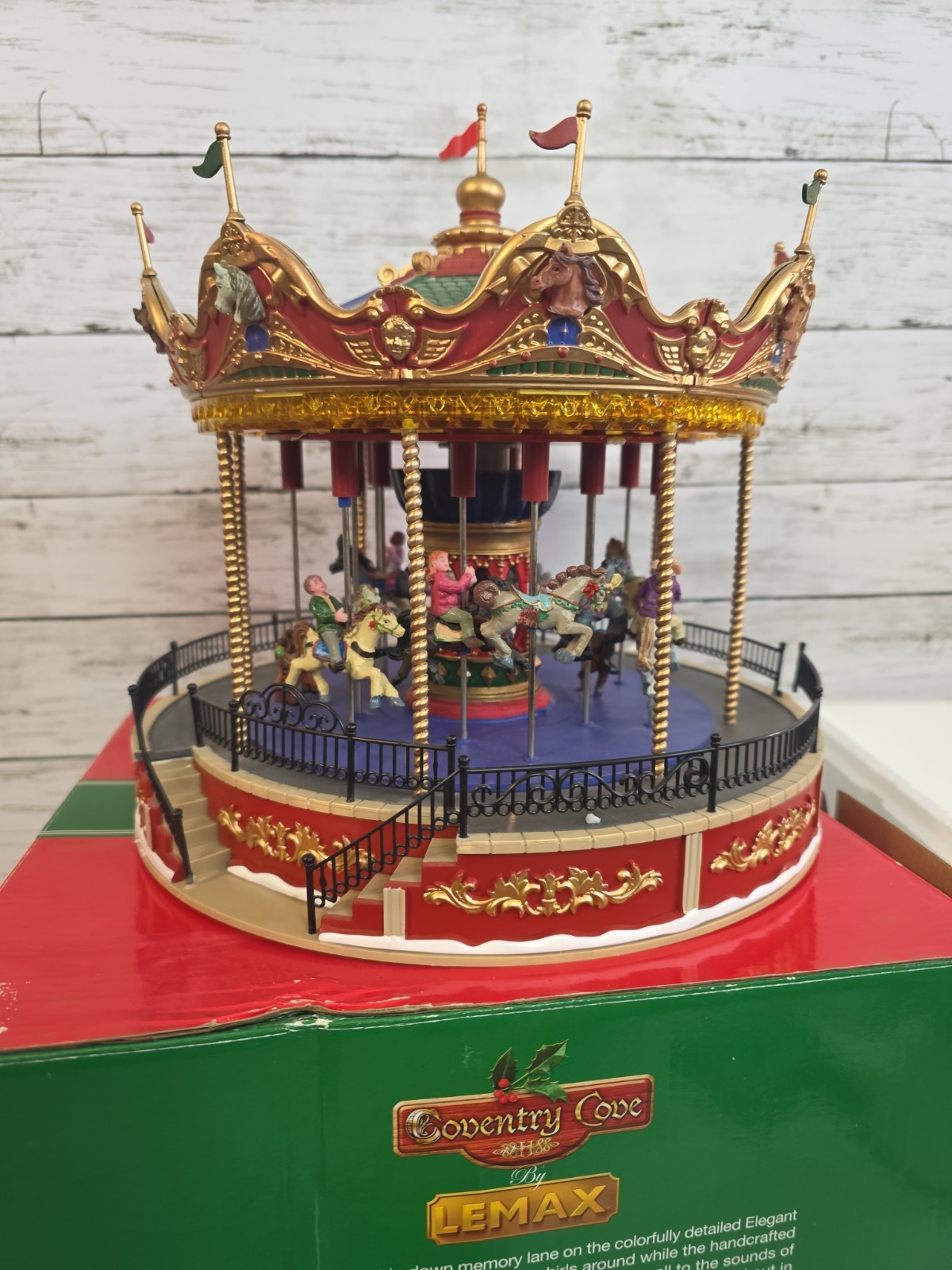 Coventry Cove Equestrian Carousel by Lemax Parts Only