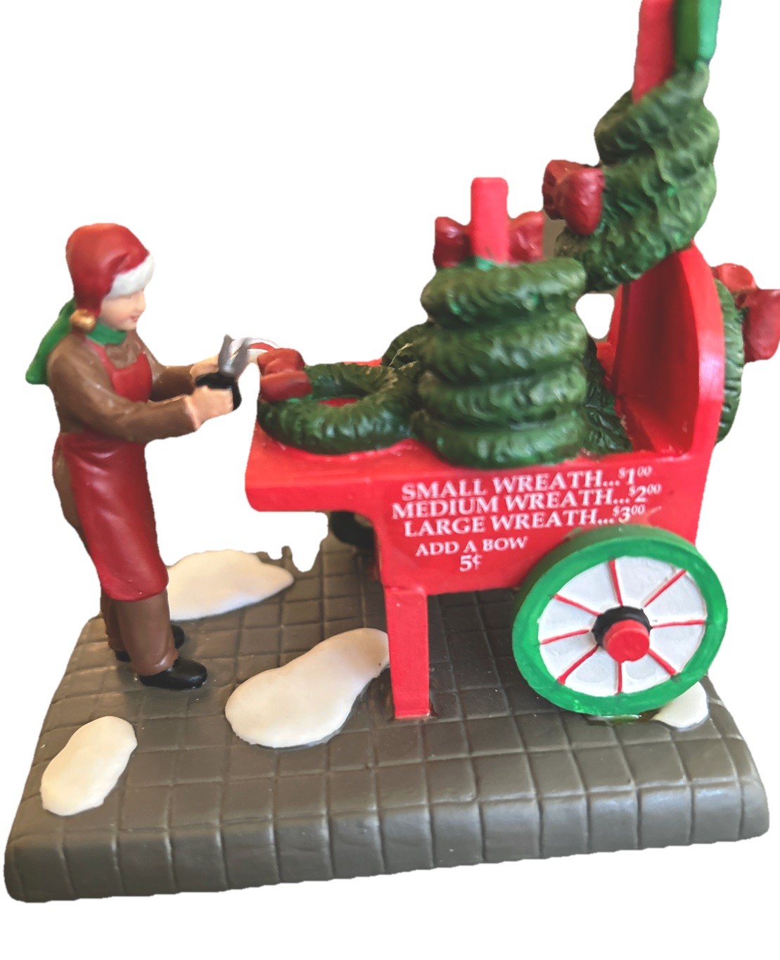 Dept 56 Wreath Seller Christmas In City Series 2011 Retired 4020944