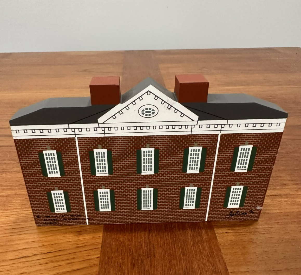 1996 Cat’s Meow Village Shelf Sitter – Auburn – Southern Belles Series #6-1