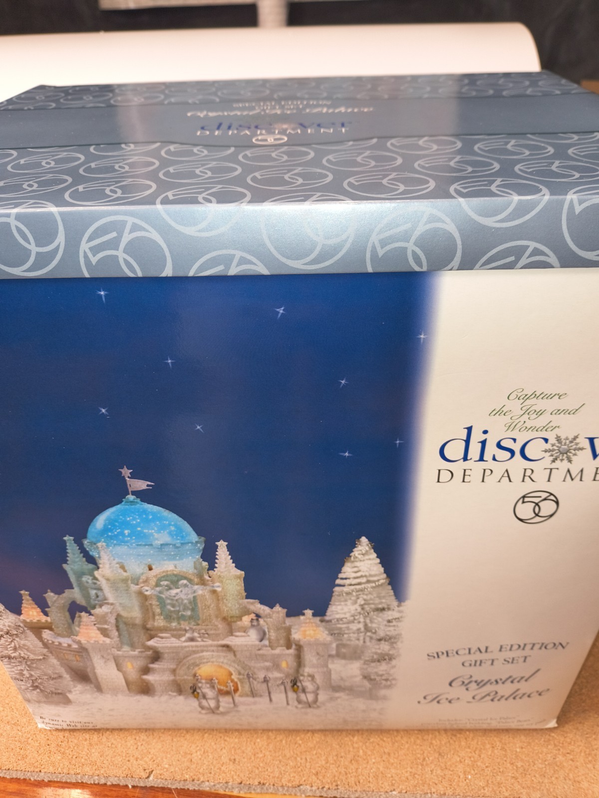 Department 56 Disney Showcase Crystal Ice Palace 9-Piece Lighted Set Boxed