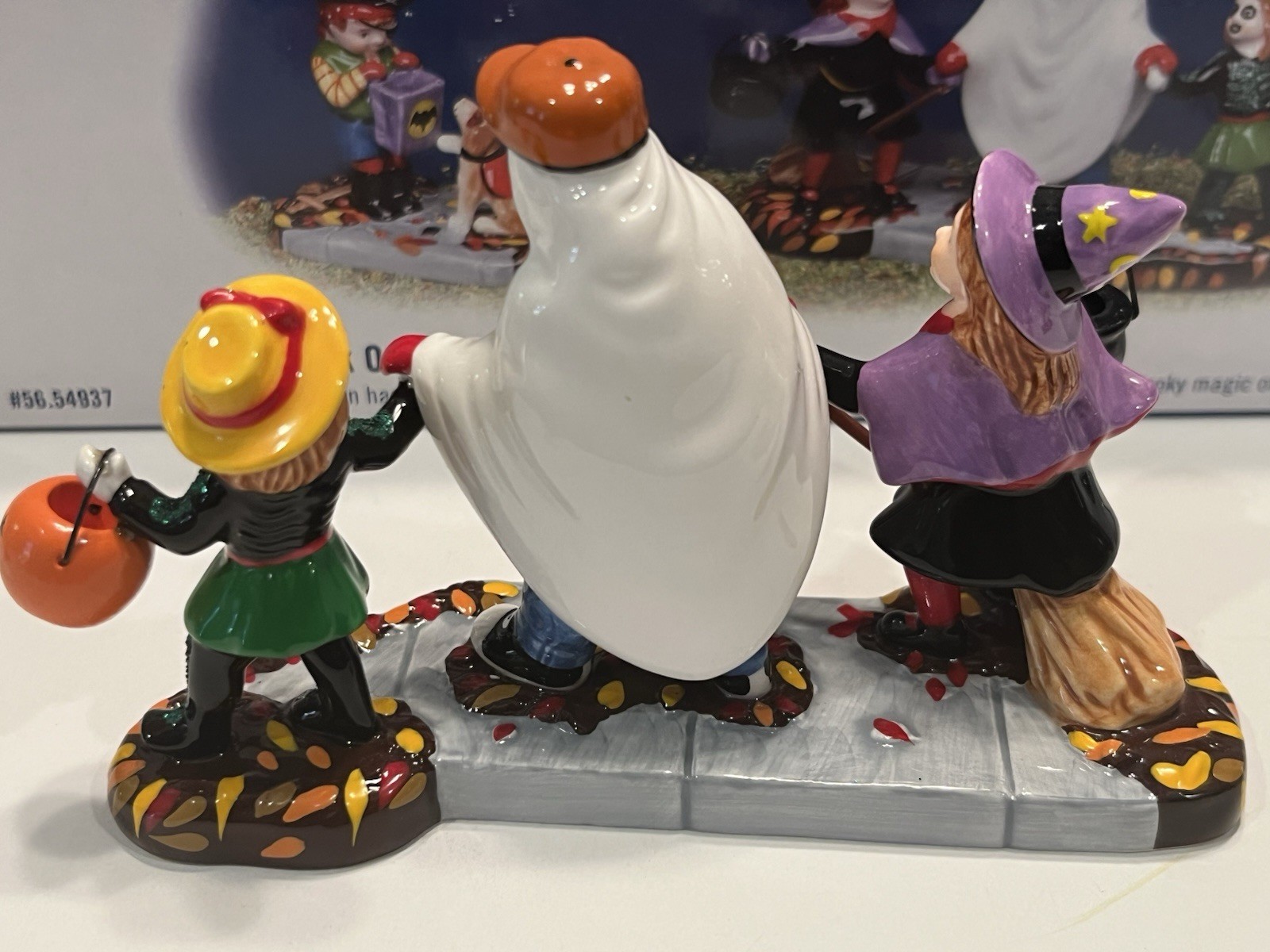 Department 56 Snow Village Halloween Trick or Treat Kids Set of 3 1999 #54937