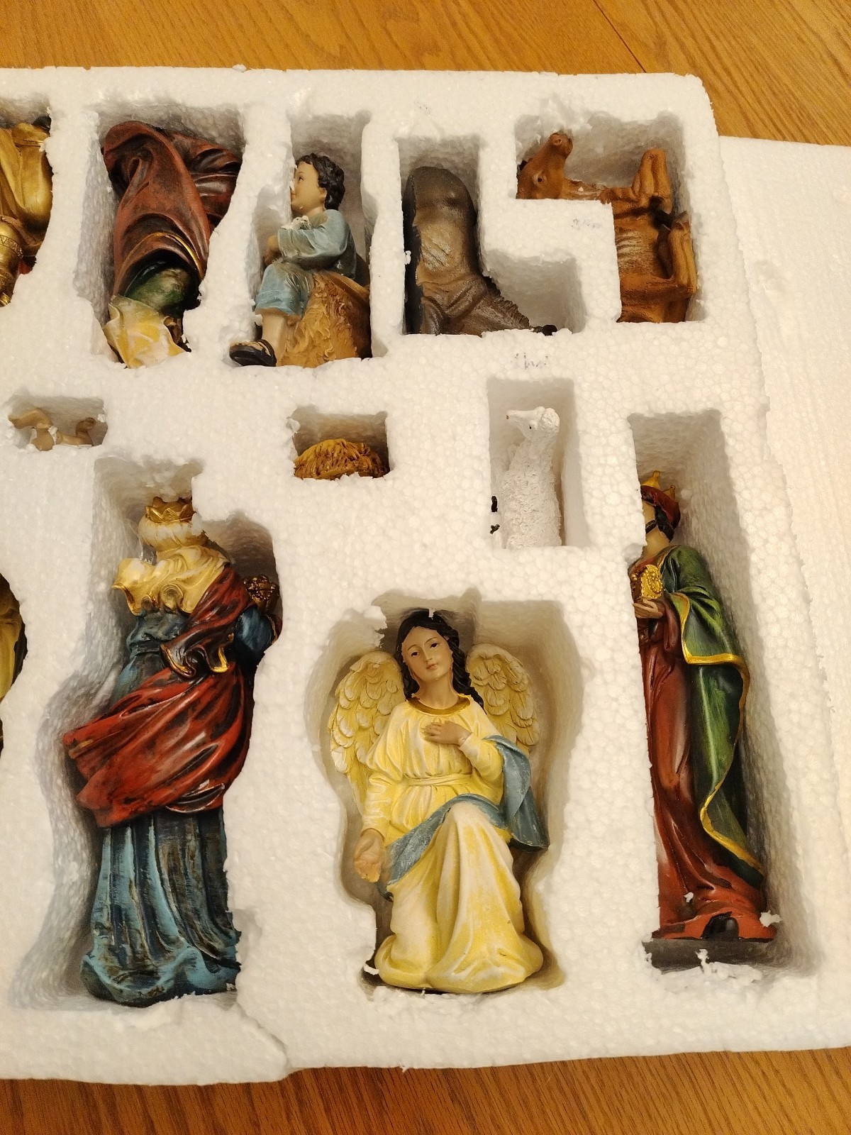 Nativity Set by Valerie Parr Hill 12 Pc Holy Family Large 10 in Rare Beautiful