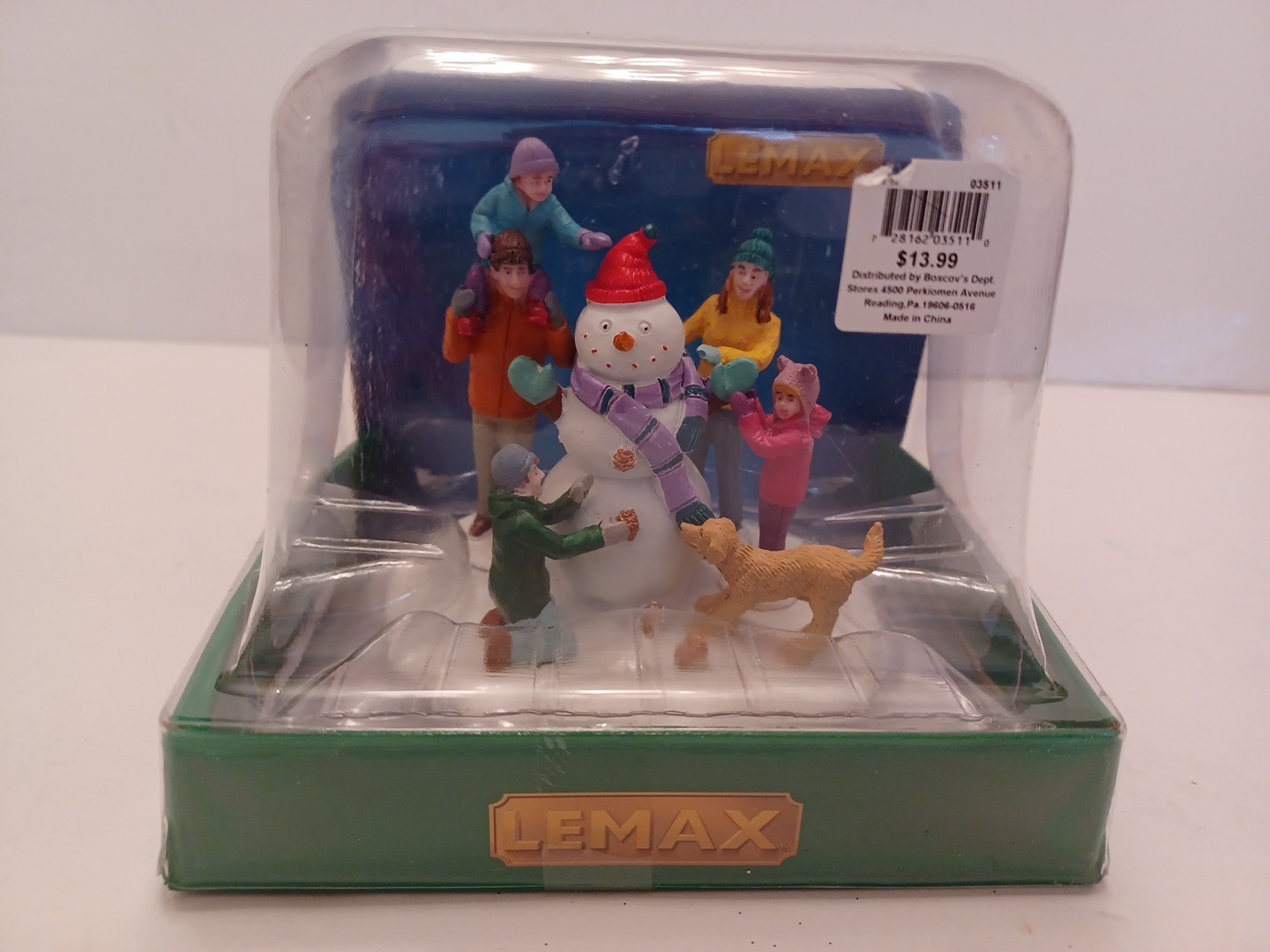Lemax Vail Village 2020 Snowman Teamwork #03511 Vail Village NEW FREE SHIP