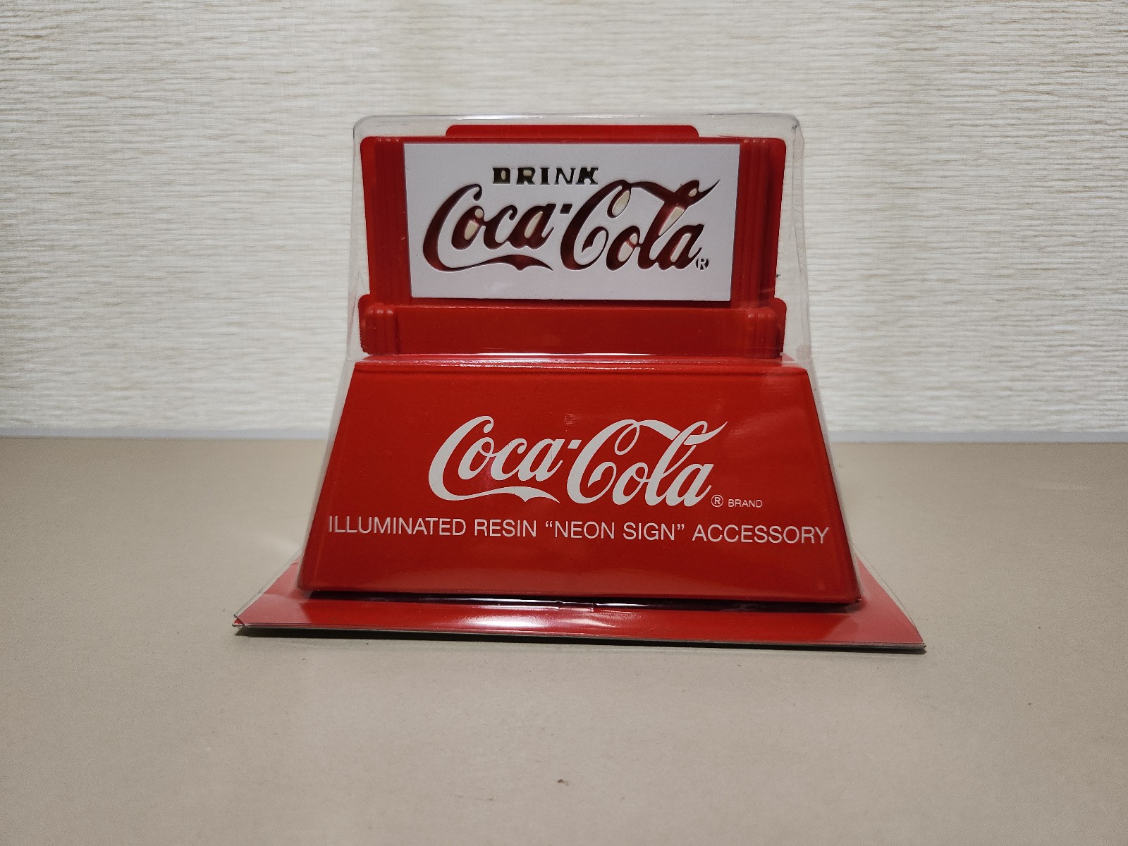 Department 56 Coca-Cola Illuminated Resin Neon Sign Accessory #5482-8 NEW