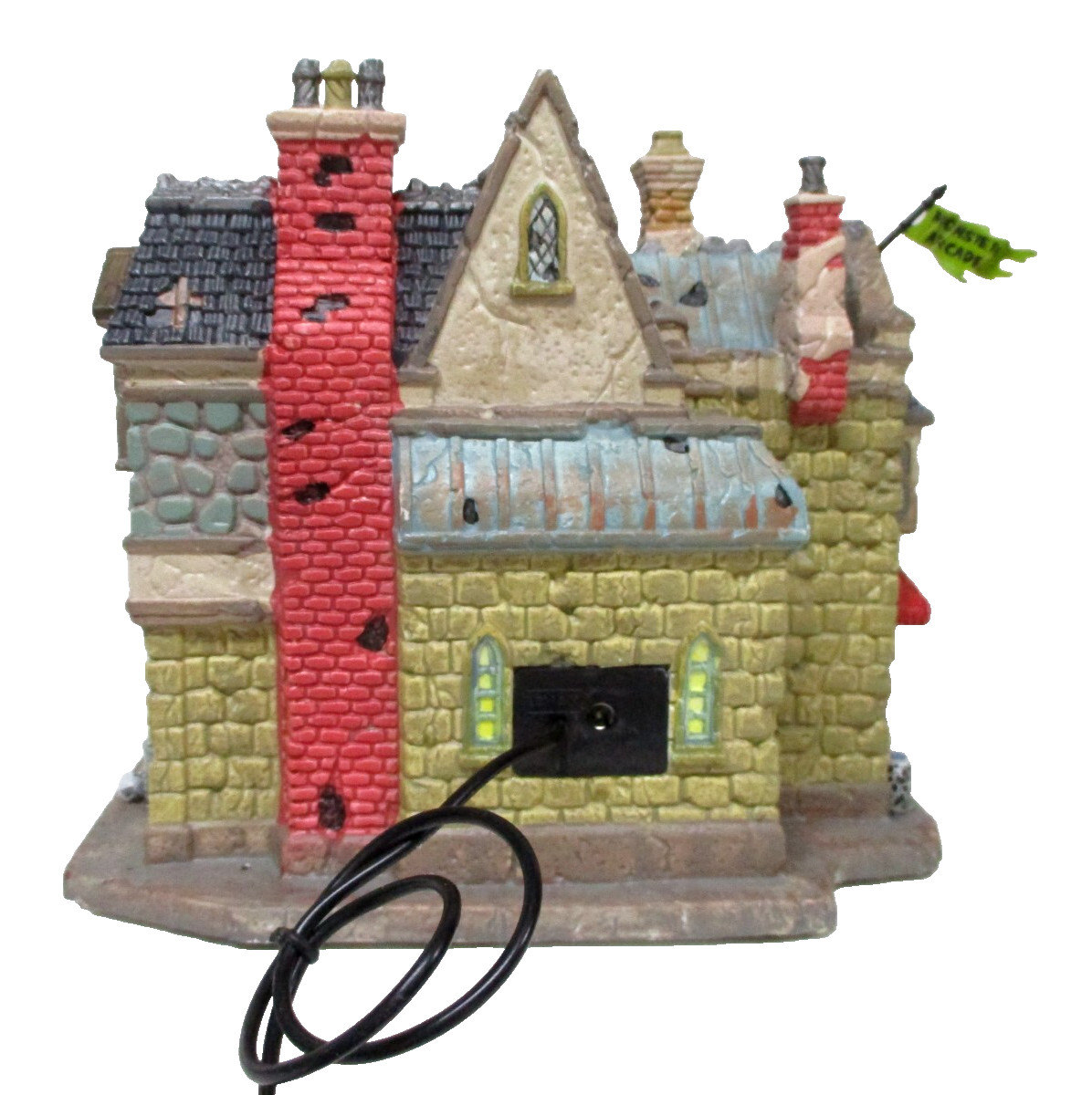 Lemax Spooky Town Monster Arcade 2013 retired working sights and sounds w/ box