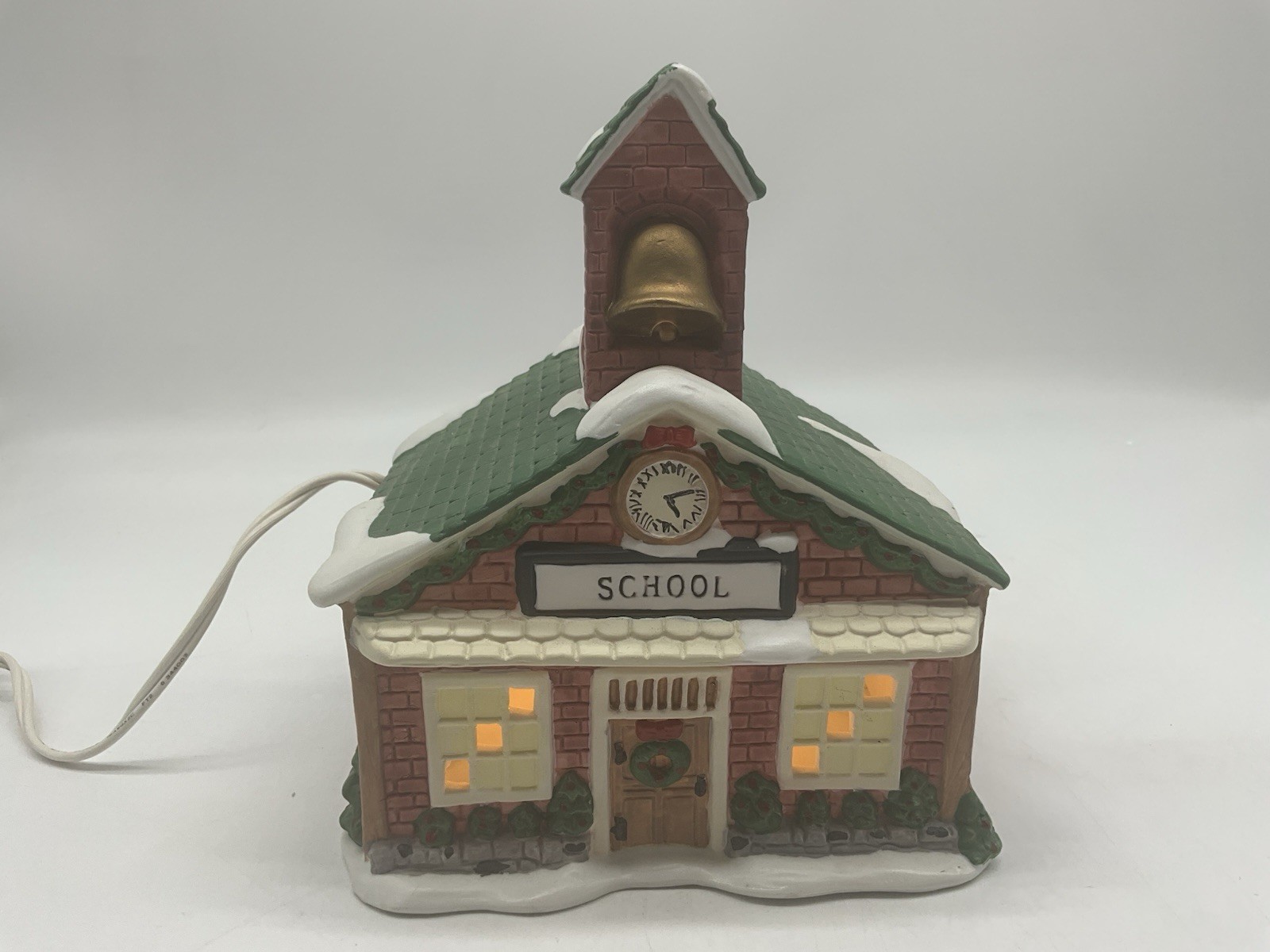 Dickens Keepsake Vintage Porcelain Lighted School Christmas House Holiday Decor