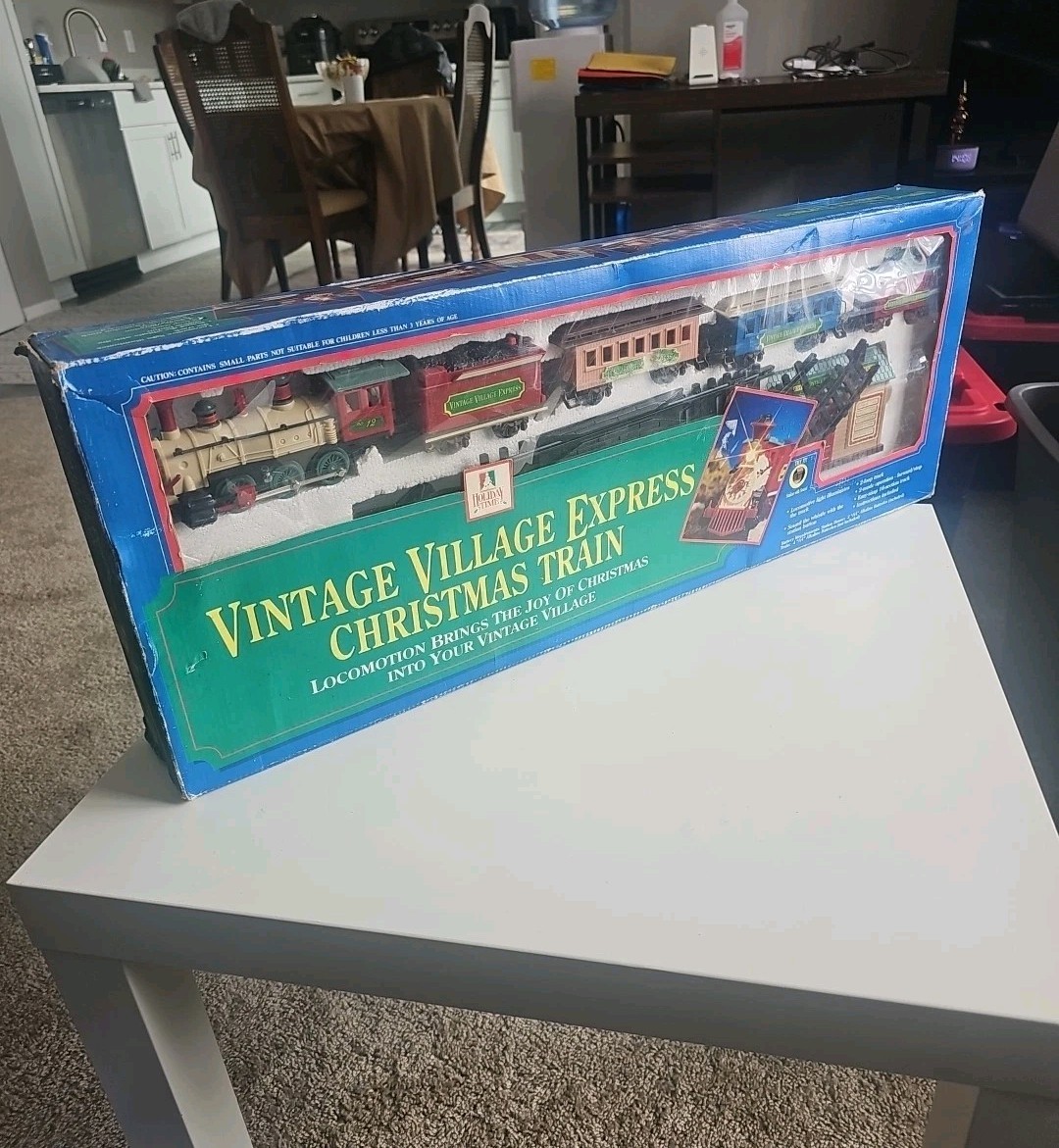 Vintage Village Express Christmas Train Works