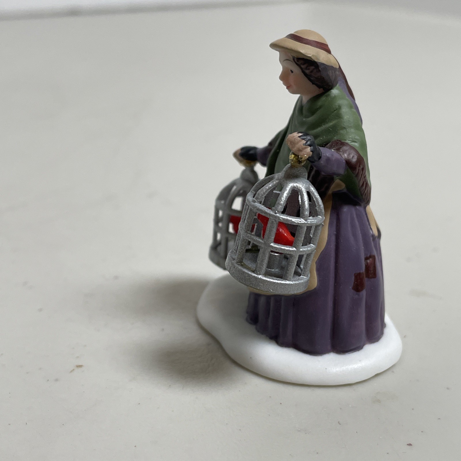 Dept 56 Heritage Village Set Of 3 “The Bird Seller” 5803-3 Christmas