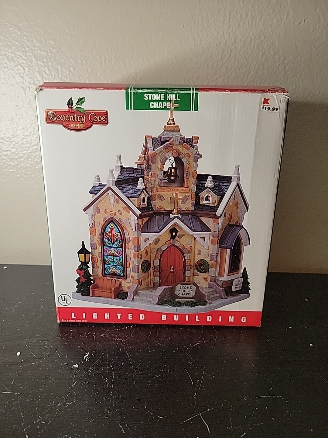 Lemax Coventry Cove Stone Hill Chapel Lighted Building Christmas Village 2007