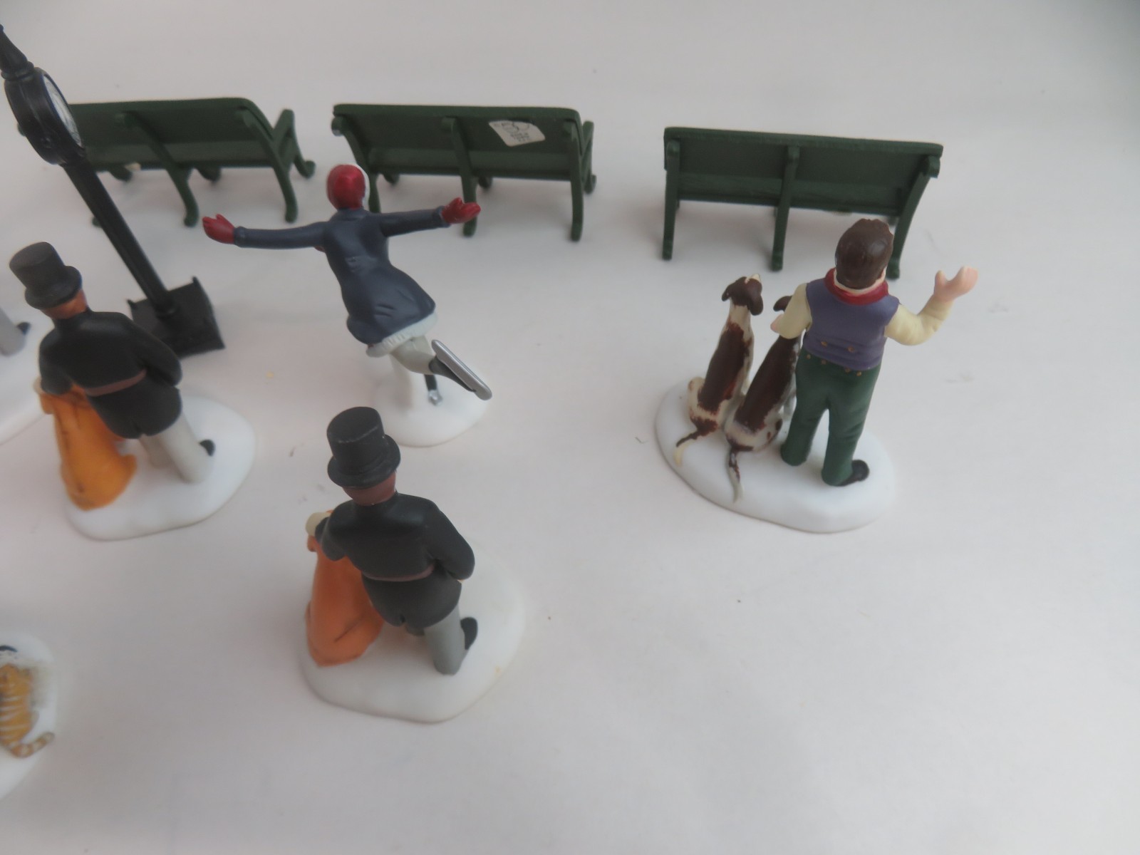 Lot of 12 Assorted Dept. 56 Christmas Village Figurines And 1 Lemax Figurine