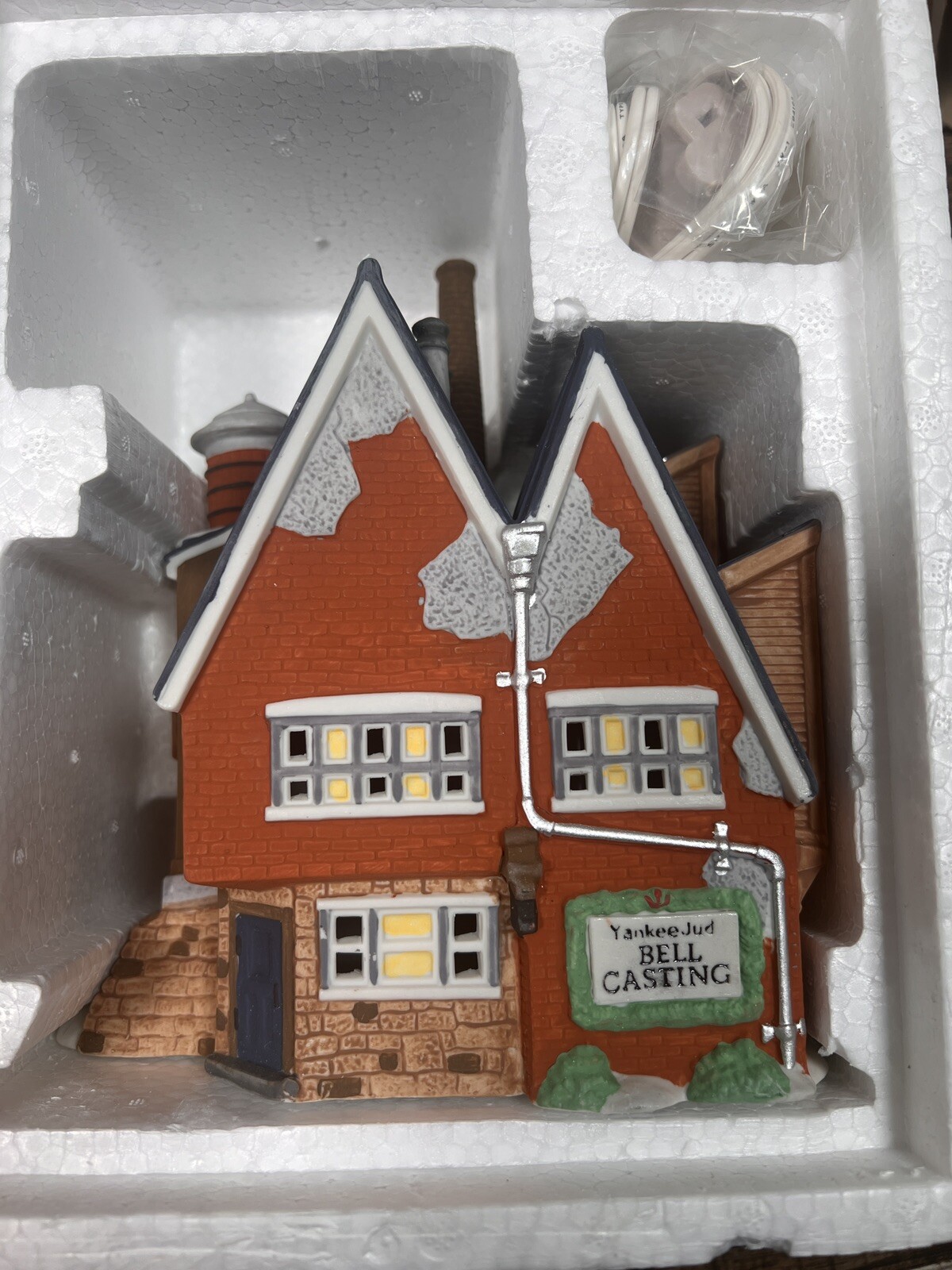 Department 56 New England Village Series Yankee Jud Bell Casting House