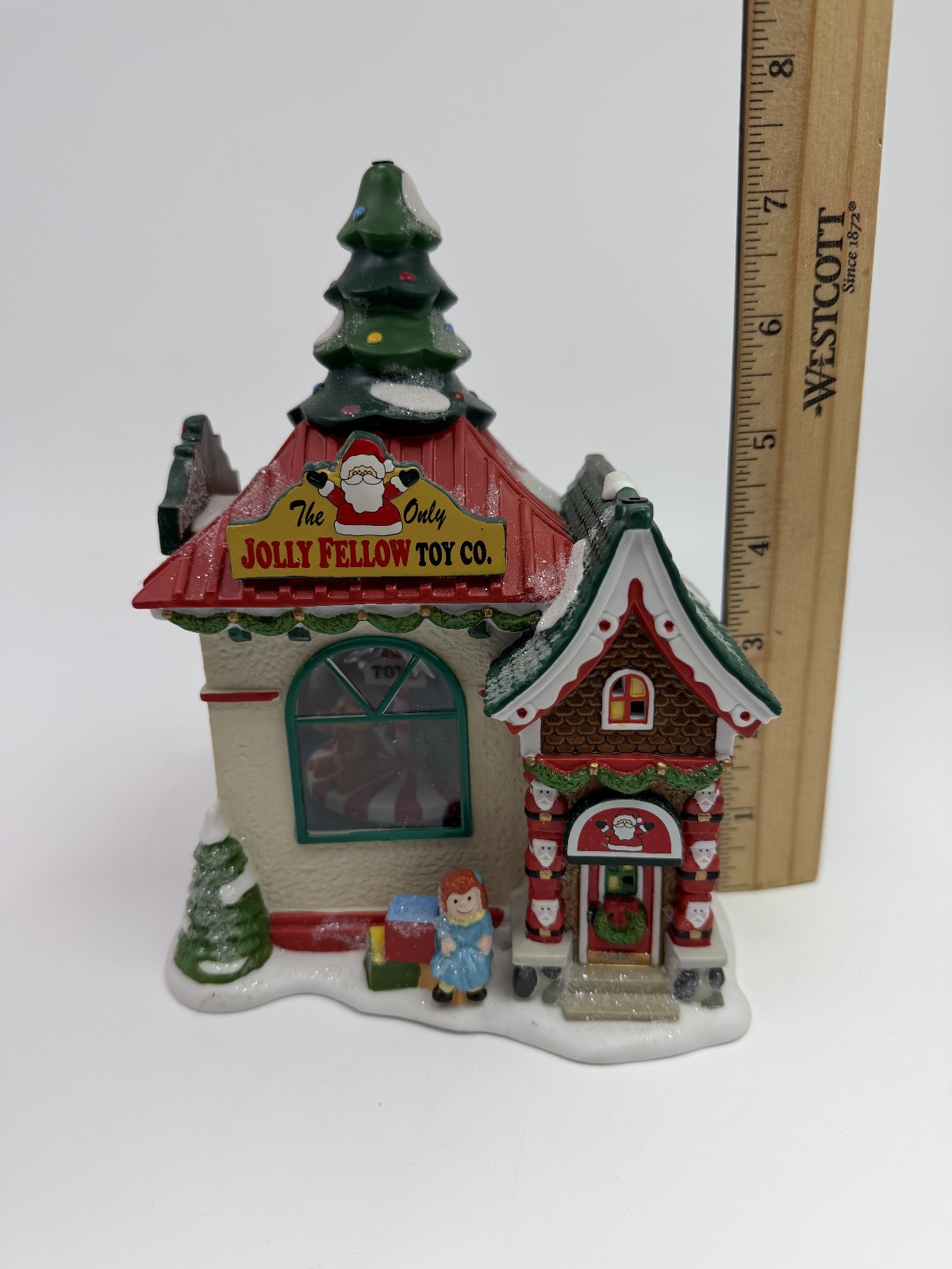 Department 56 North Pole Series The Jolly Fellow Toy Co. Christmas Animated