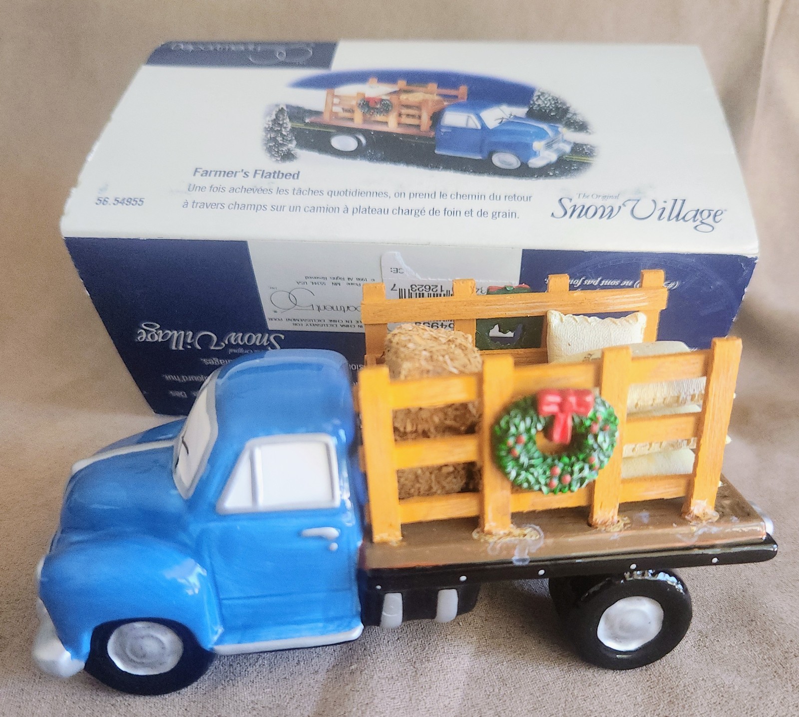 Farmer’s Flatbed 54955 Snow Village Department 56 -BUYER GUARANTEE