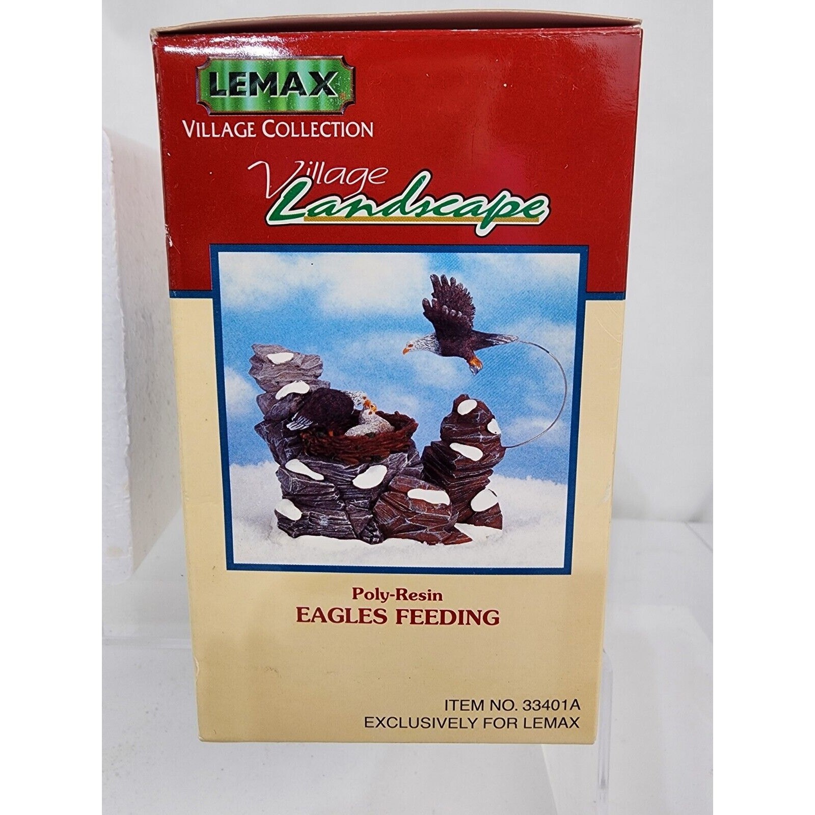 Eagles Feeding Village Accessory 2003 Lemax #33401 Carole Towne Xmas Collection