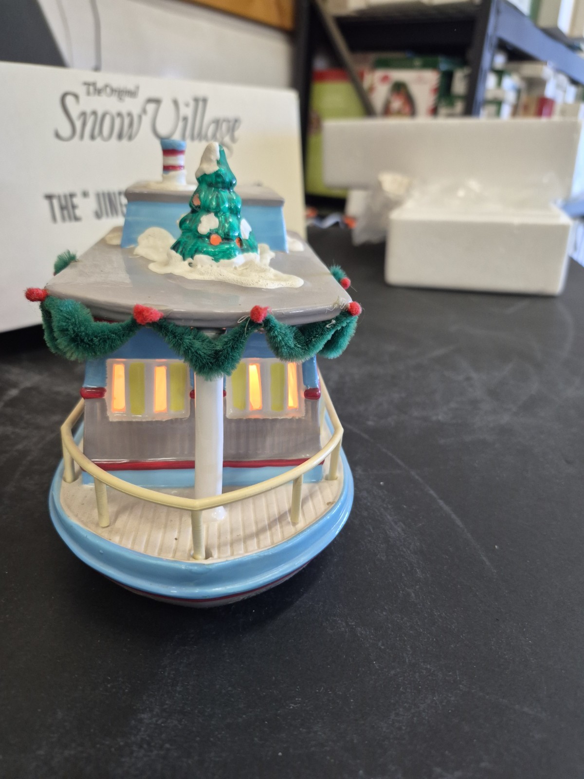 Depart 56 | Christmas Village | The Jingle “Belle” Houseboat