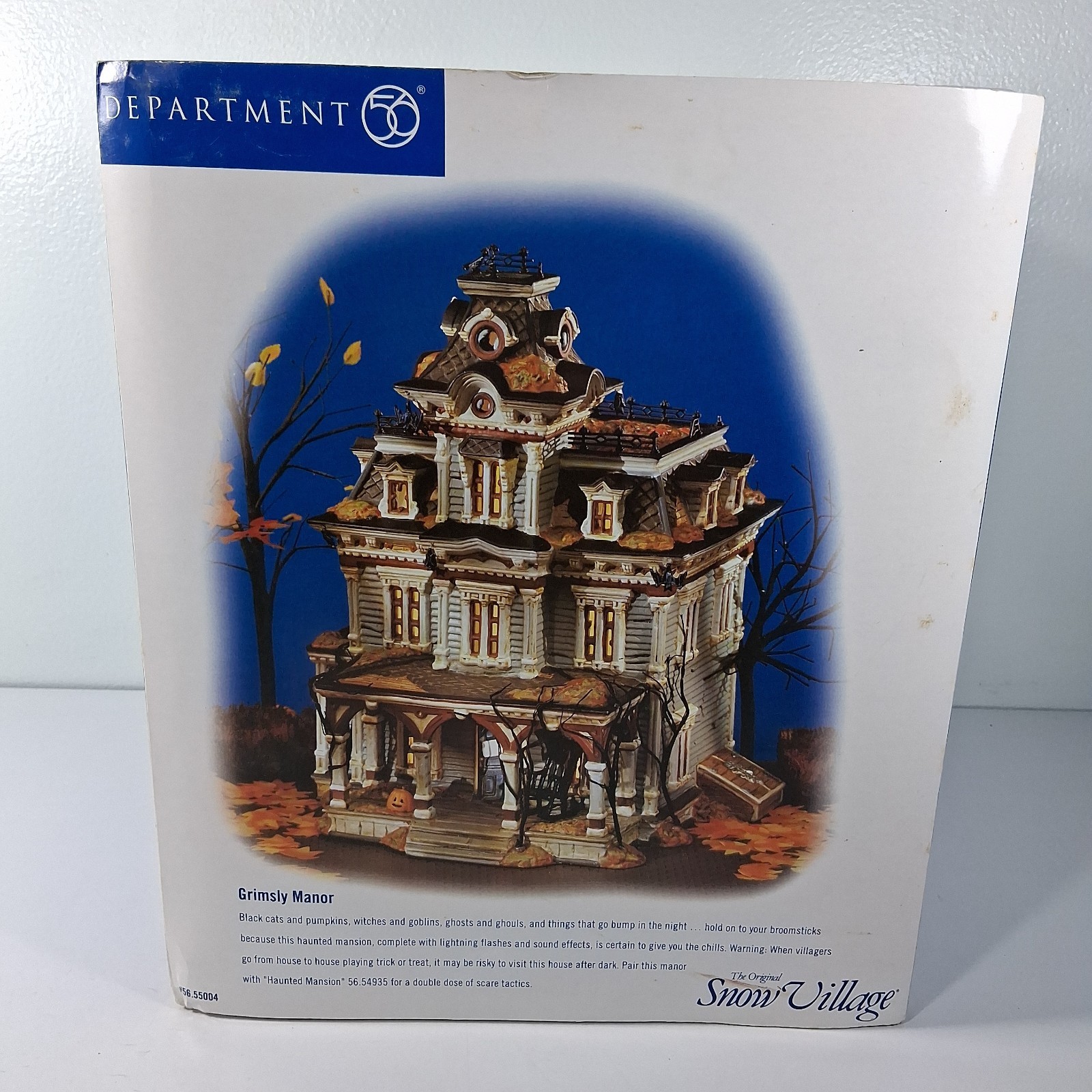 Department 56 Halloween Grimsly Manor Snow Village Lights and Sounds (55004)