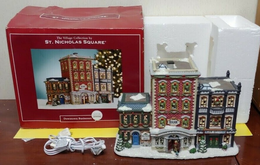 The Village Collection by St. Nicholas Square Downtown Businesses Illuminated