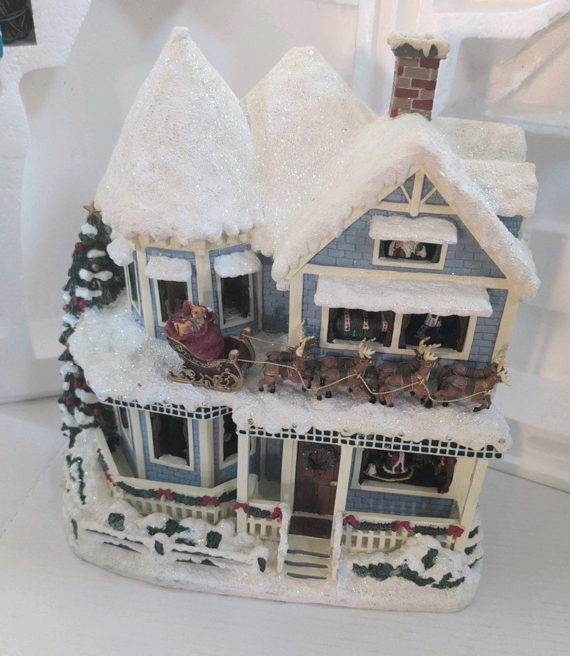 Hawthorne Village Thomas Kinkade ’Twas the Night Before Christmas Narrated Story